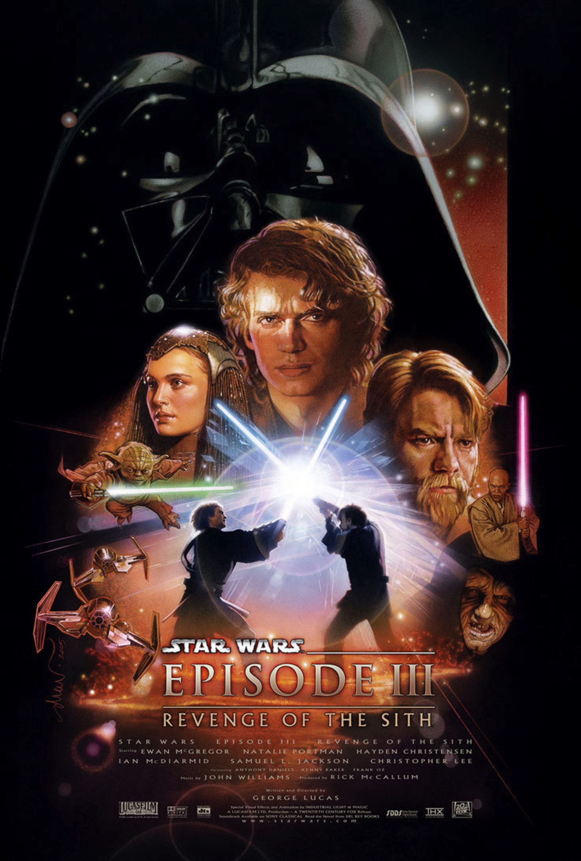 Star Wars saga posters