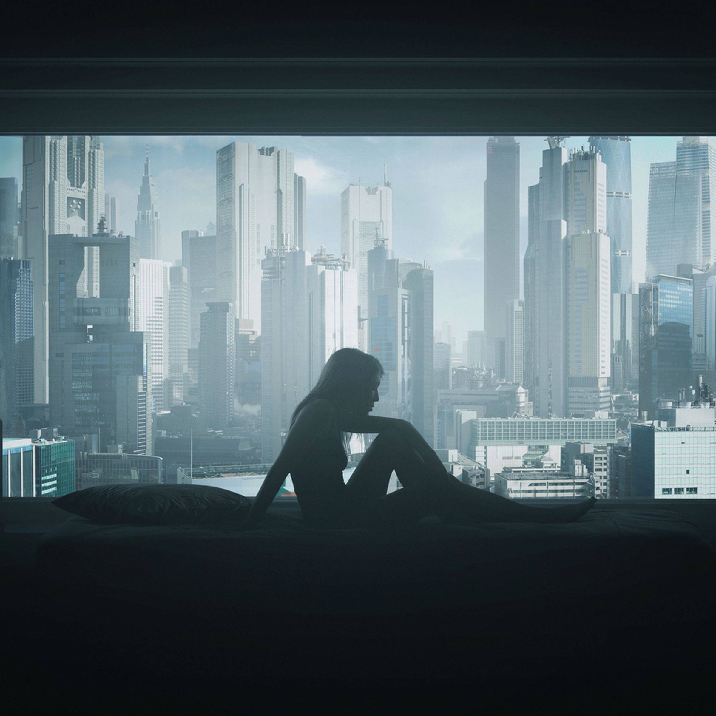 Still shot from 'Project 2501,' a remake of the 'Ghost in the Shell' title sequence