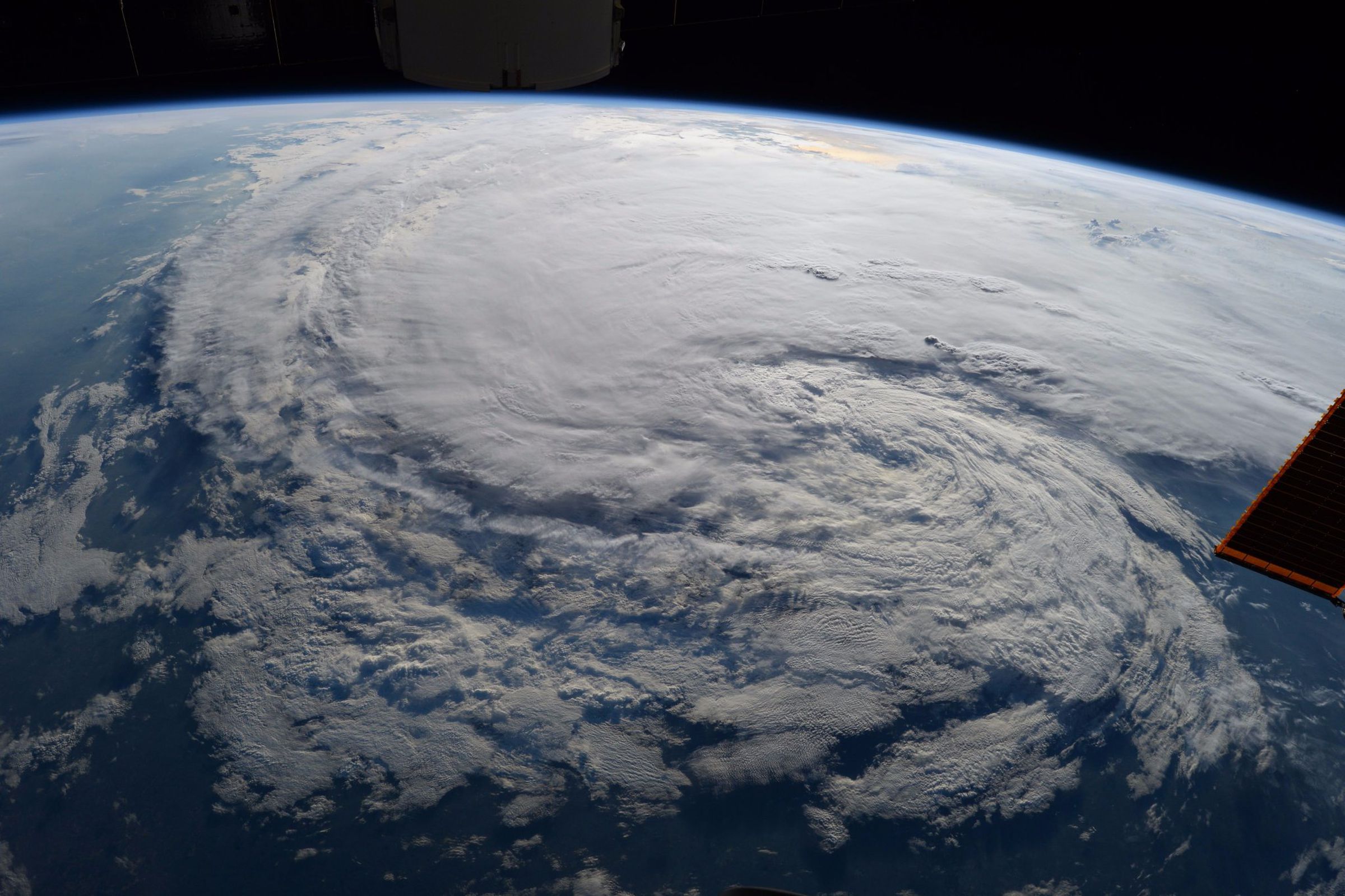 Hurricane Harvey from the International Space Station, August 28th, 2017.