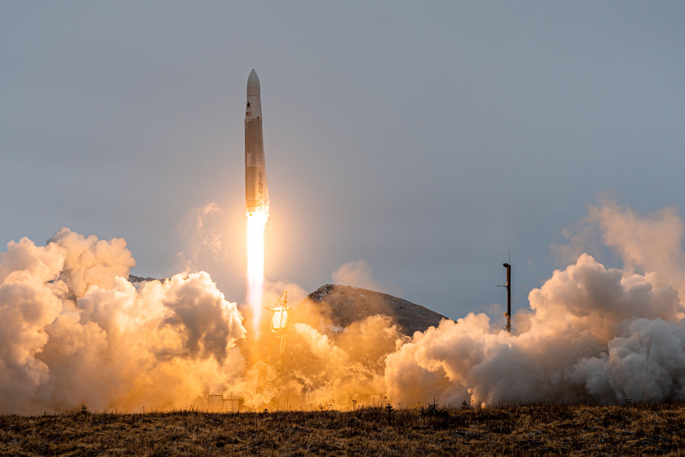 Astra’s 3.2 rocket taking off from Kodiak, Alaska