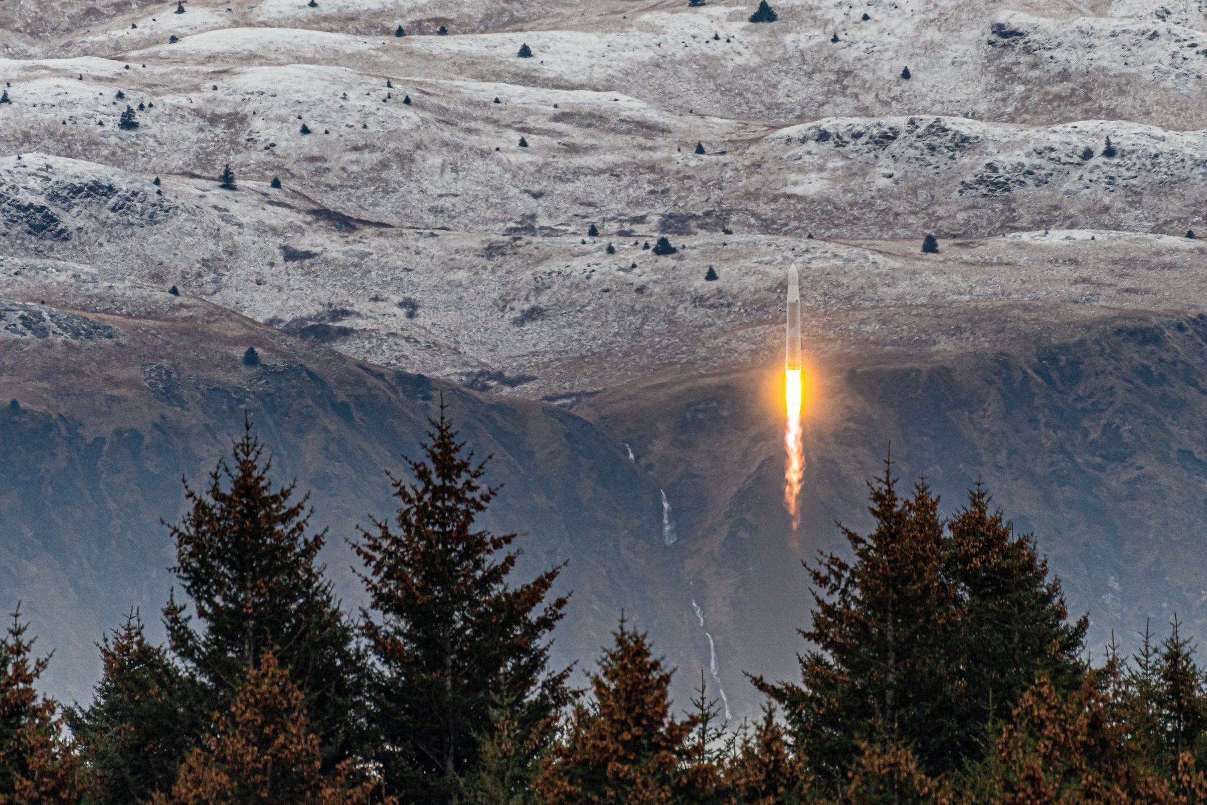 Astra’s 3.2 rocket launching from Alaska