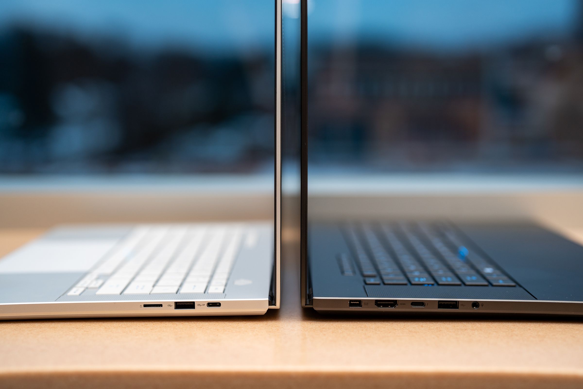 The new hinge design goes a long way in making these laptops feel and look more premium than prior models.