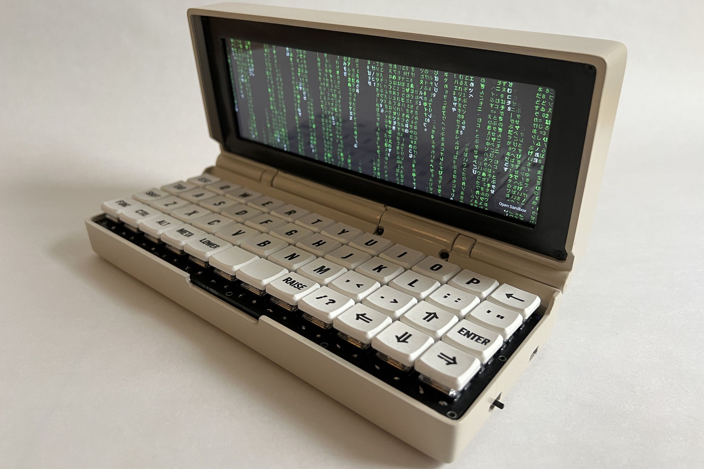 The Penkesu custom handheld computer