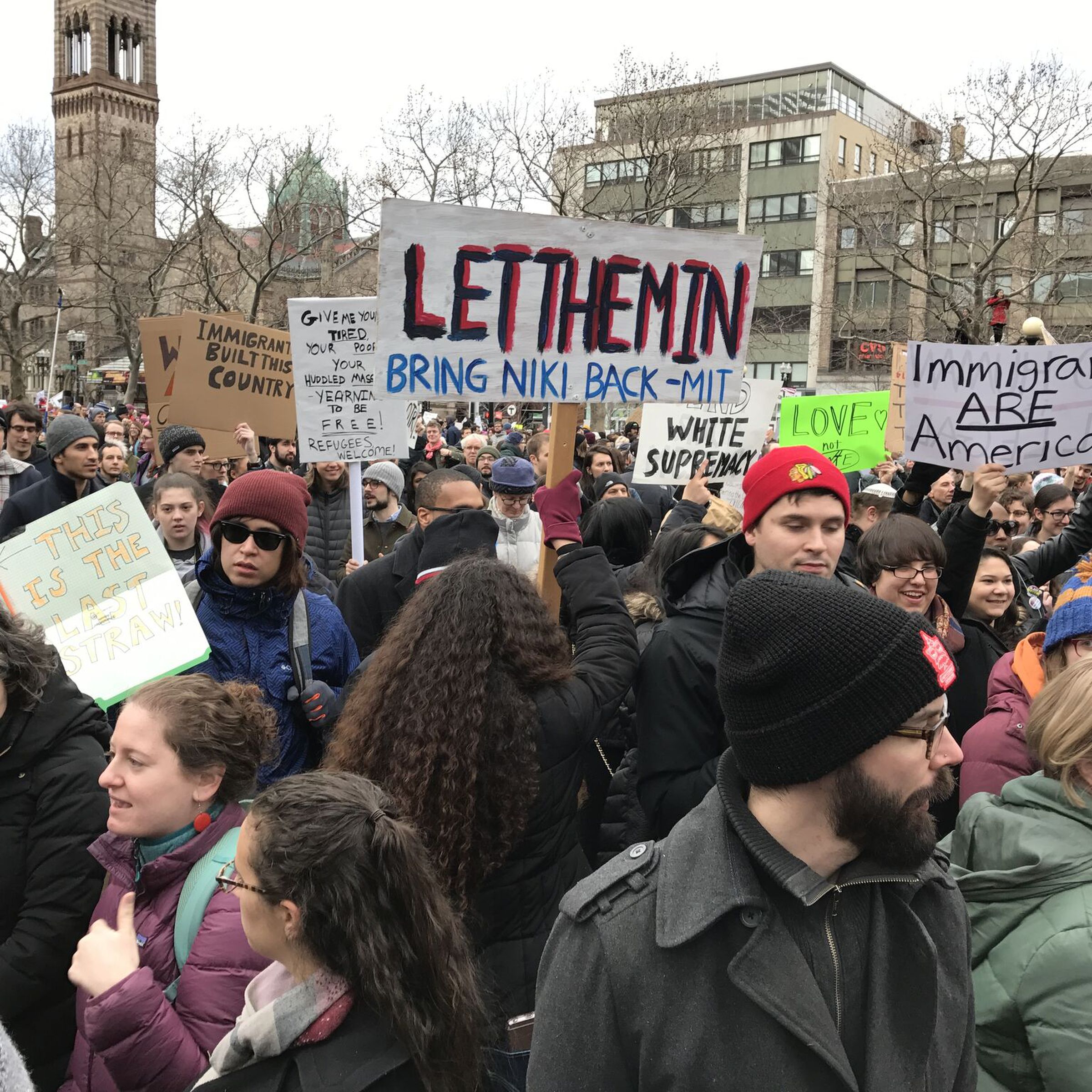 Protests of the immigration ban