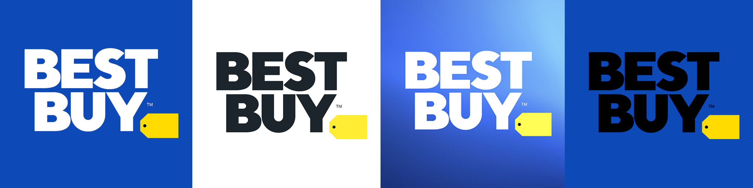 I am reasonably confident that one of these combinations is actually Best Buy’s new logo.