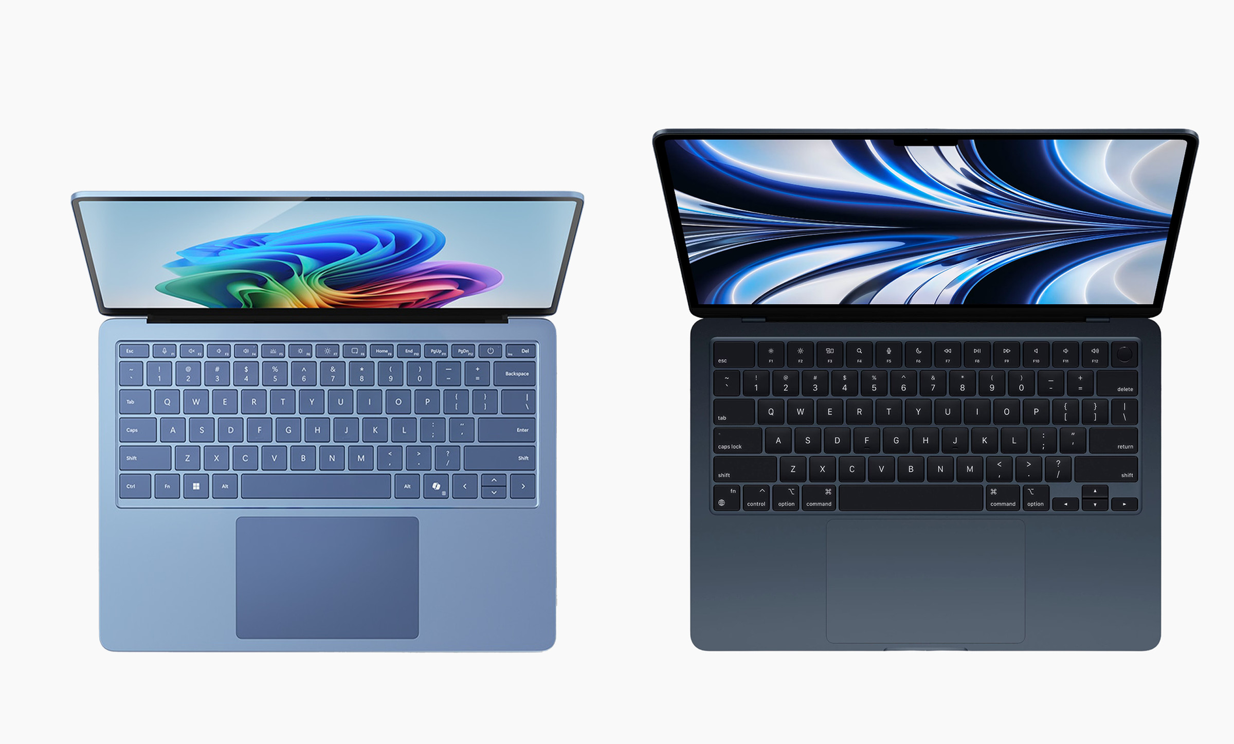 Comparison of the Surface Laptop versus the MacBook Air.