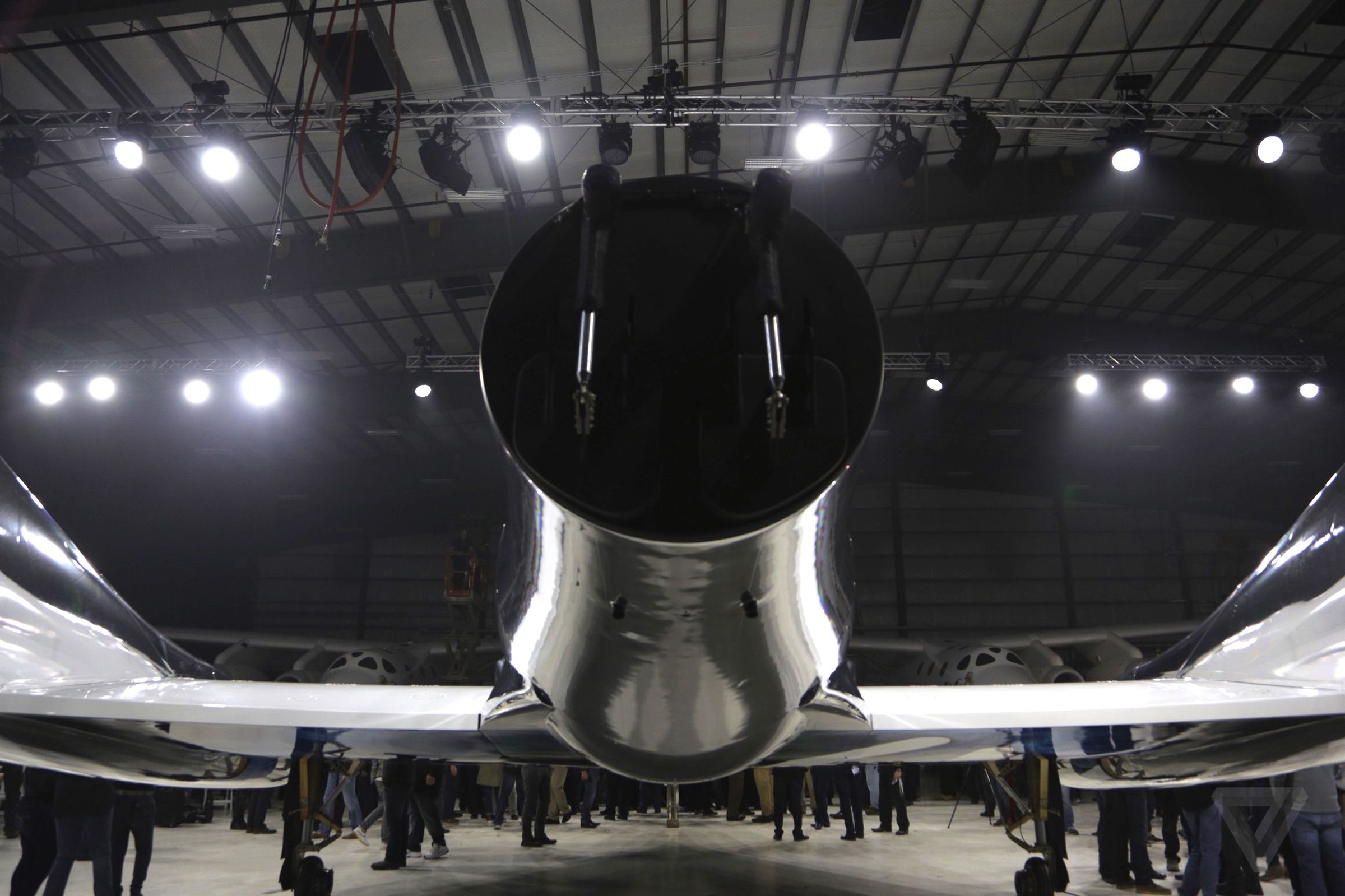 Photos of Virgin Galactic's SpaceShipTwo unveiling