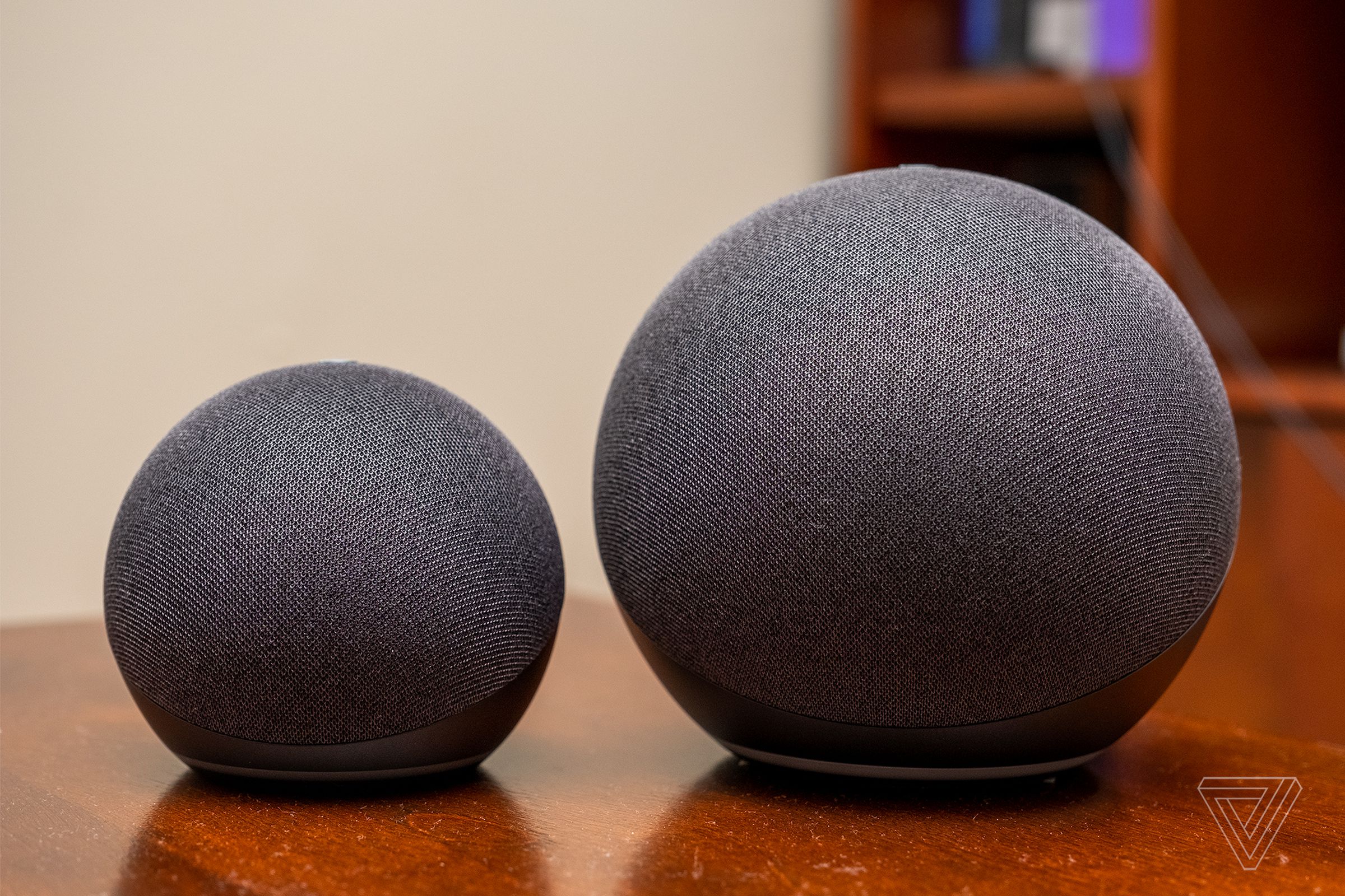 Amazon Echo smart speakers are Matter controllers, and this spring, the 4th-Gen Echo (right) will be upgraded to be a Thread border router.