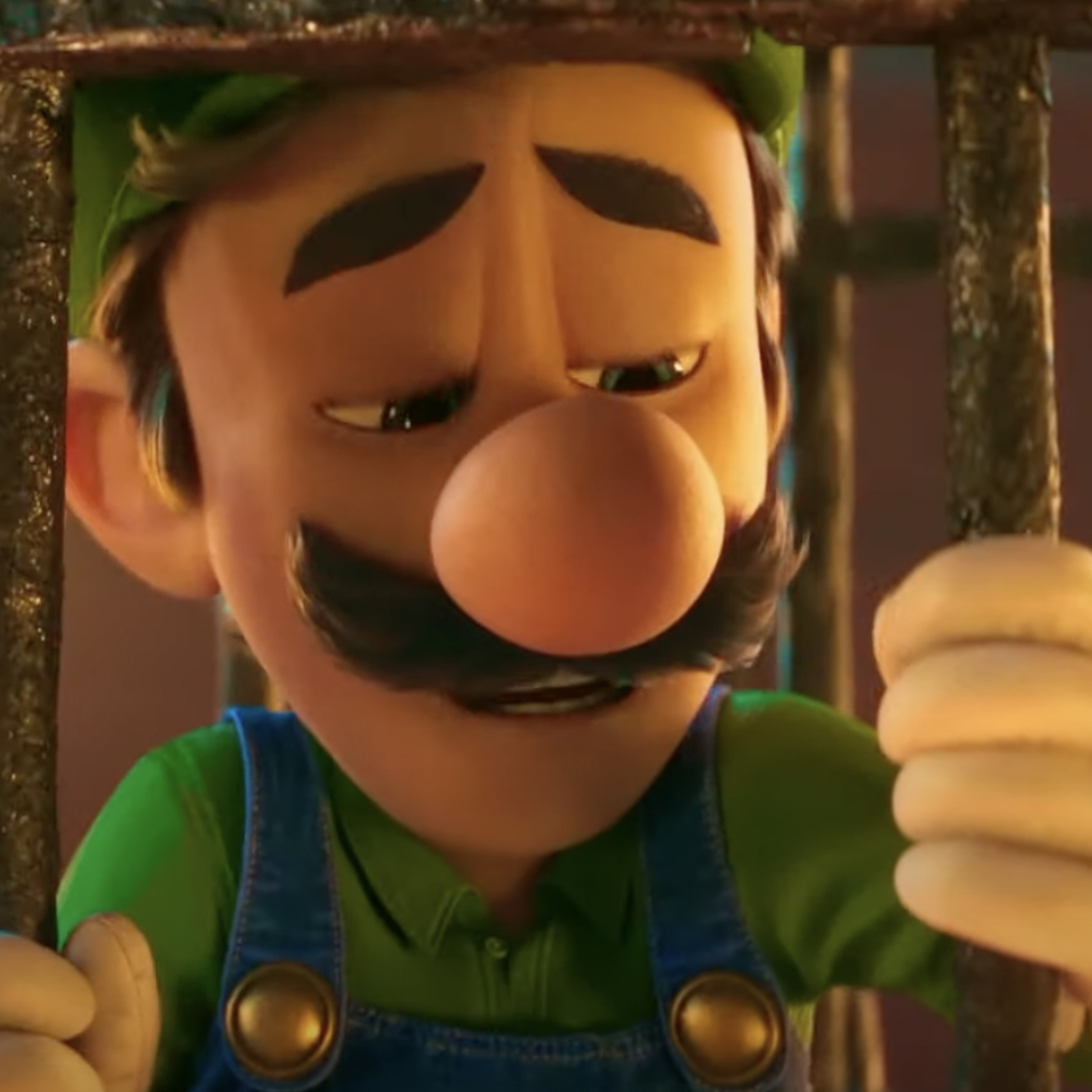 A still image of Luigi in The Super Mario Bros. Movie.