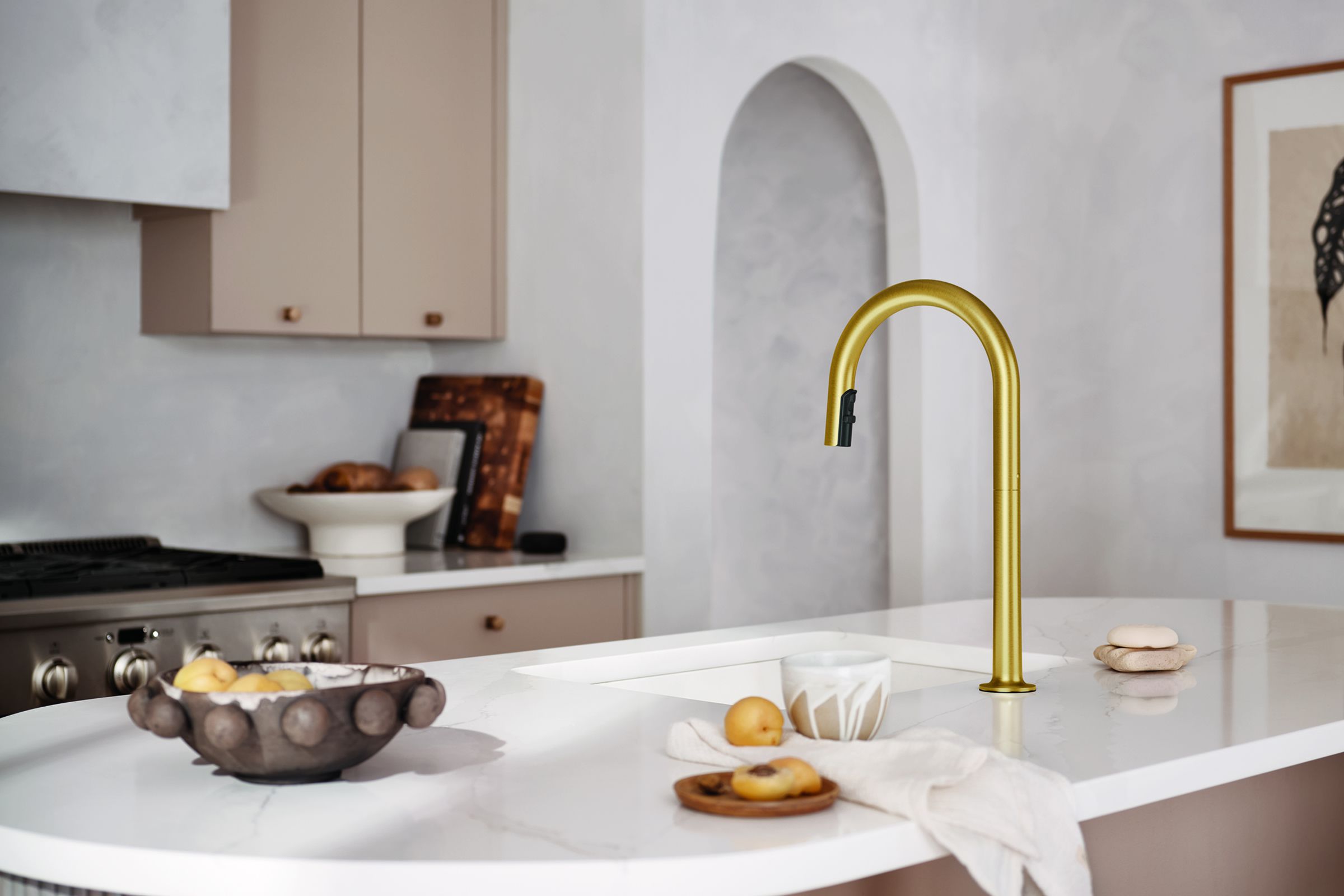 Moen’s newest smart faucet goes handle-free.