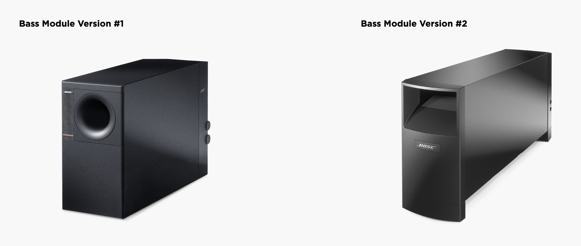 A photo of Bose’s recalled bass modules.
