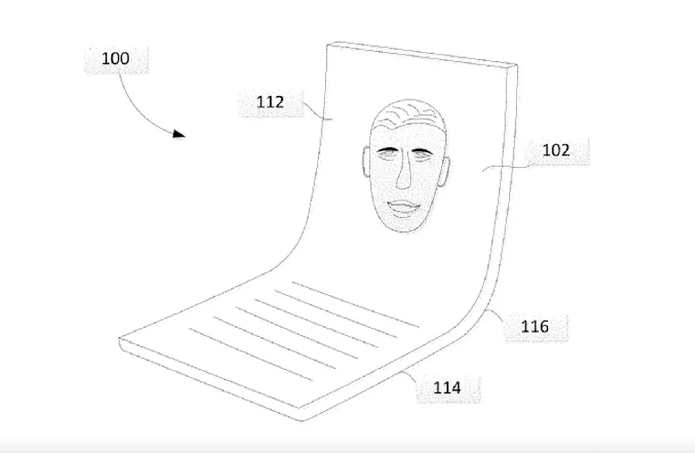 A diagram from Google’s 2019 patent application filing was one of the earliest reports suggesting it’s experimenting with foldable device tech.
