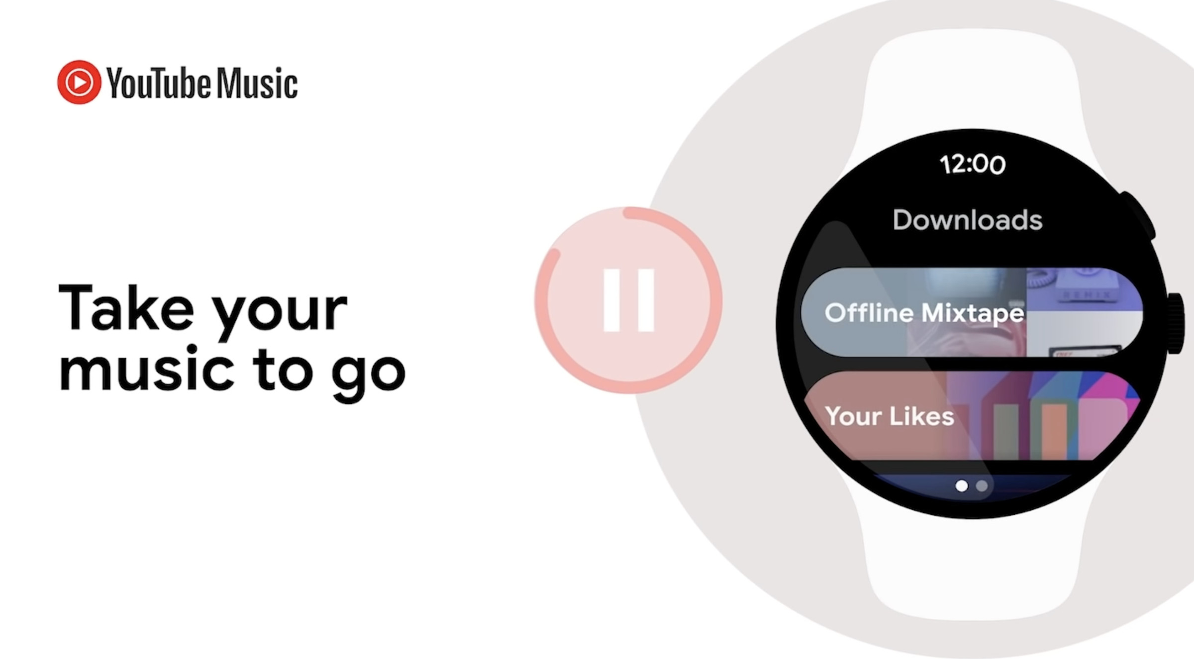 YouTube Music will also support downloads. 