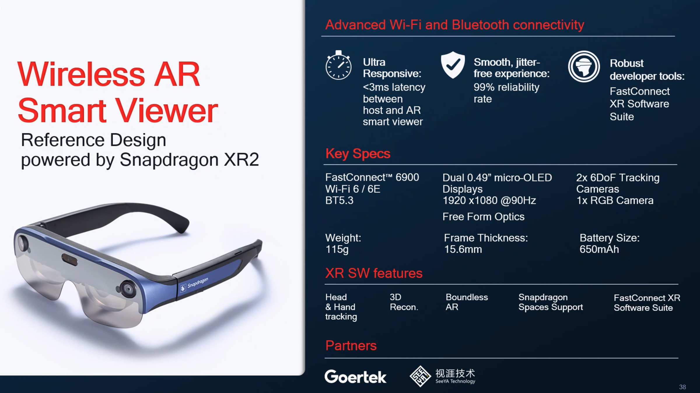 Specs for the AR Smart Viewer as described in article