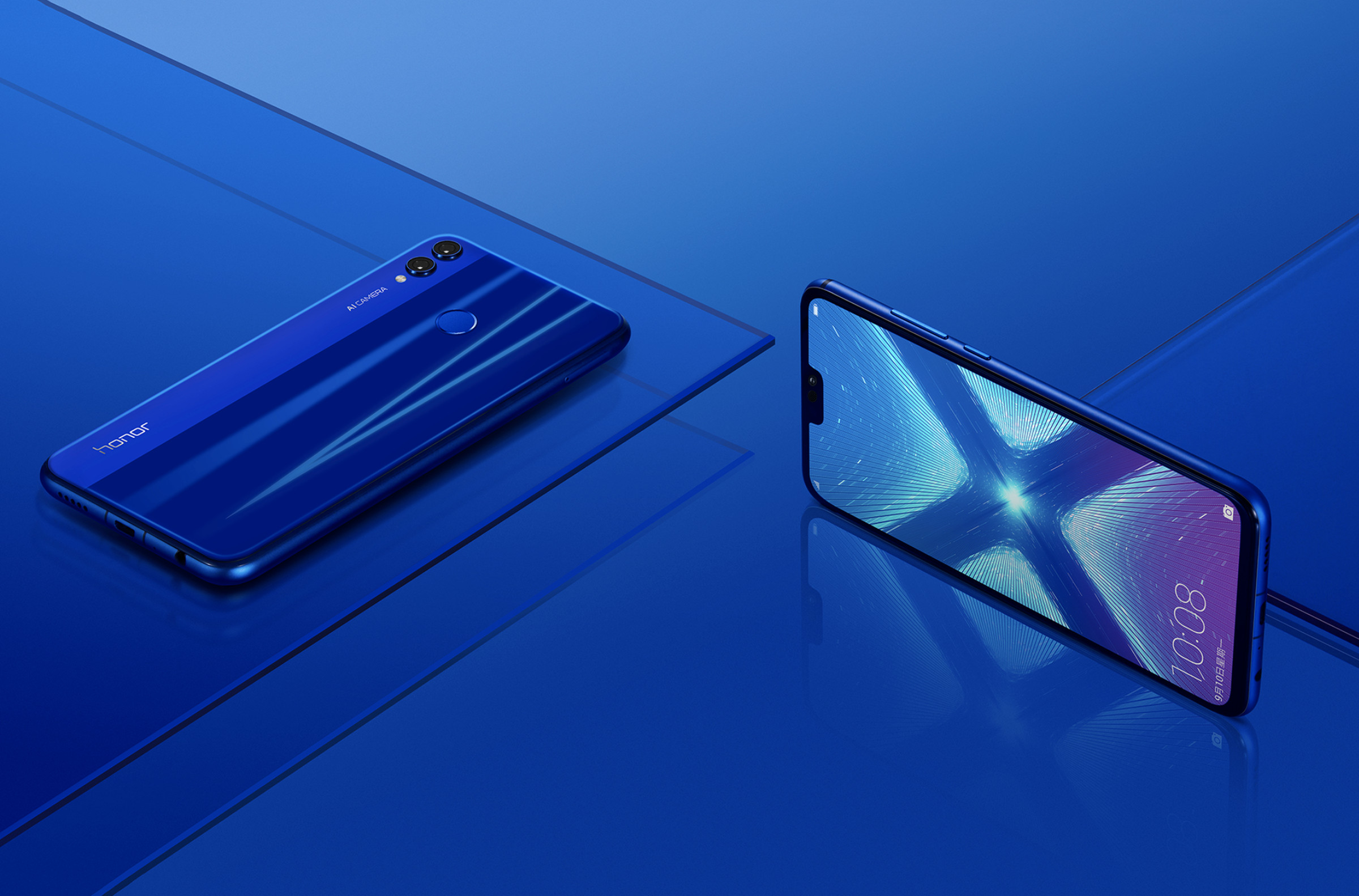 The smaller Honor 8X.