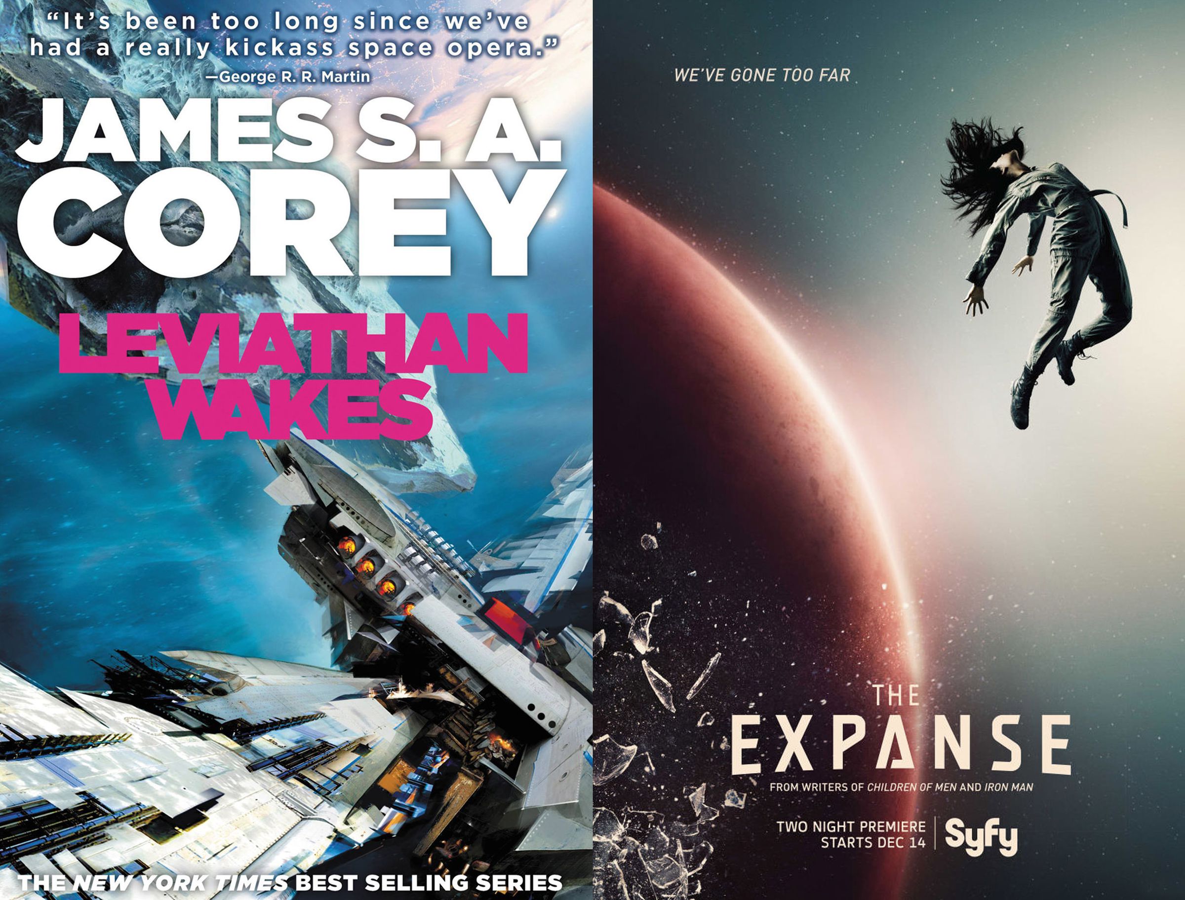Leviathan Wakes by James S.A Corey and The Expanse  on Syfy