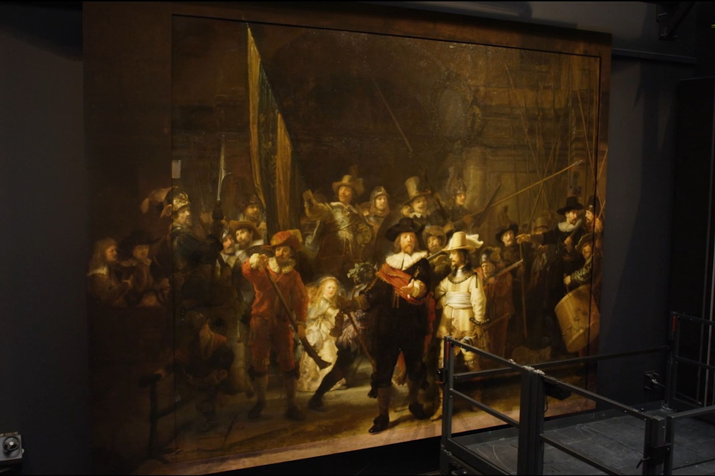 The painting, with its missing sides restored.