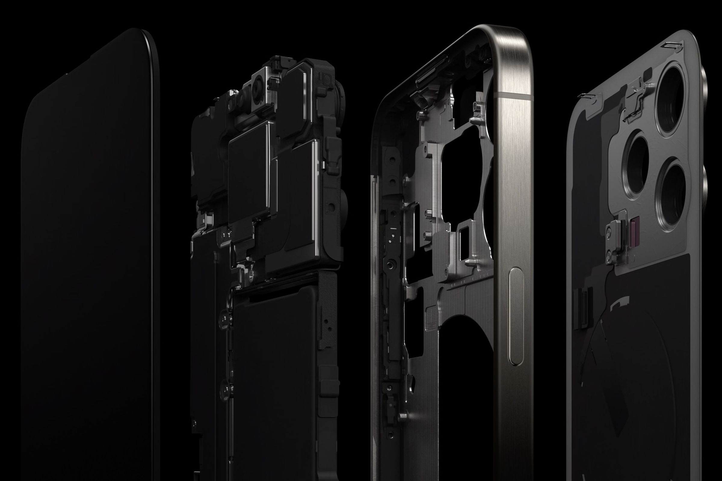 iphone 15 pro exploded view