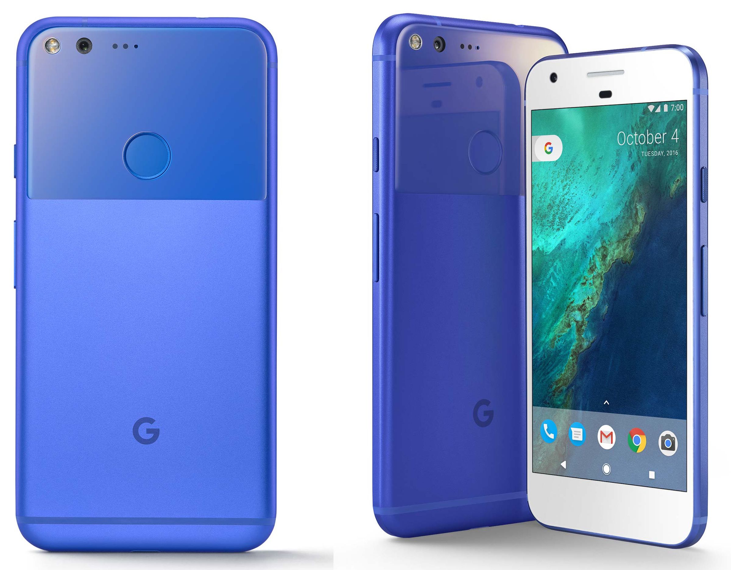 The original Pixel came in a “Really Blue” color, and yes.. it was very blue indeed.