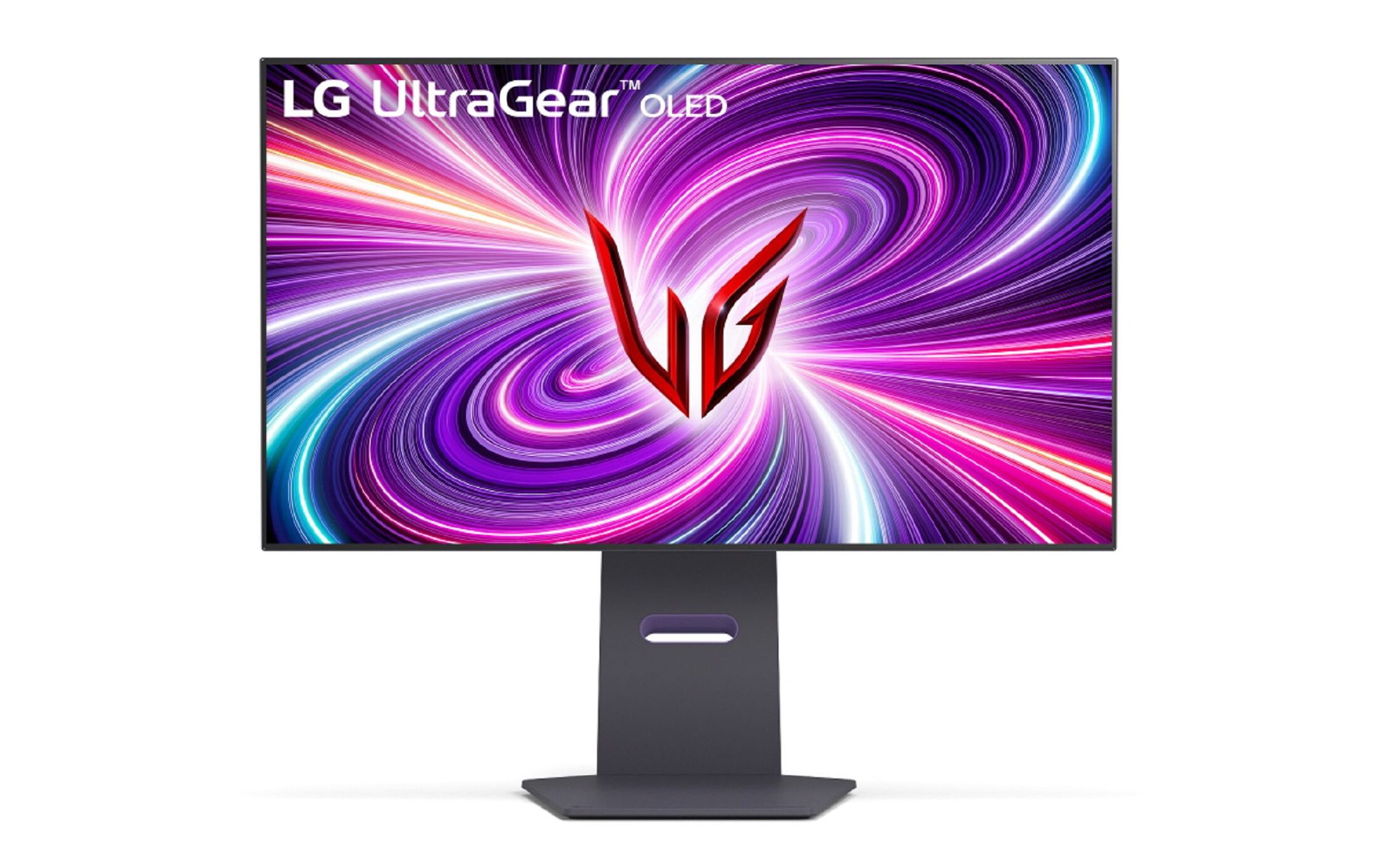 LG 32GS95UE monitor from the front.