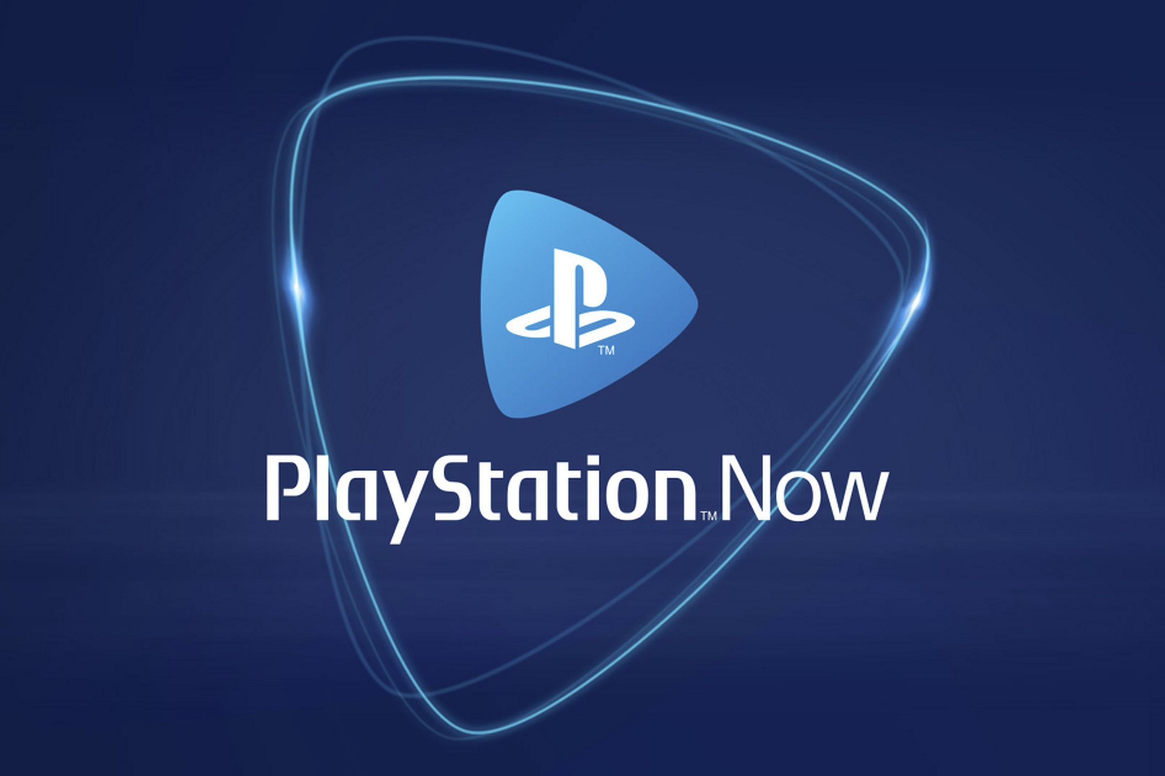 The logo for PlayStation Now,