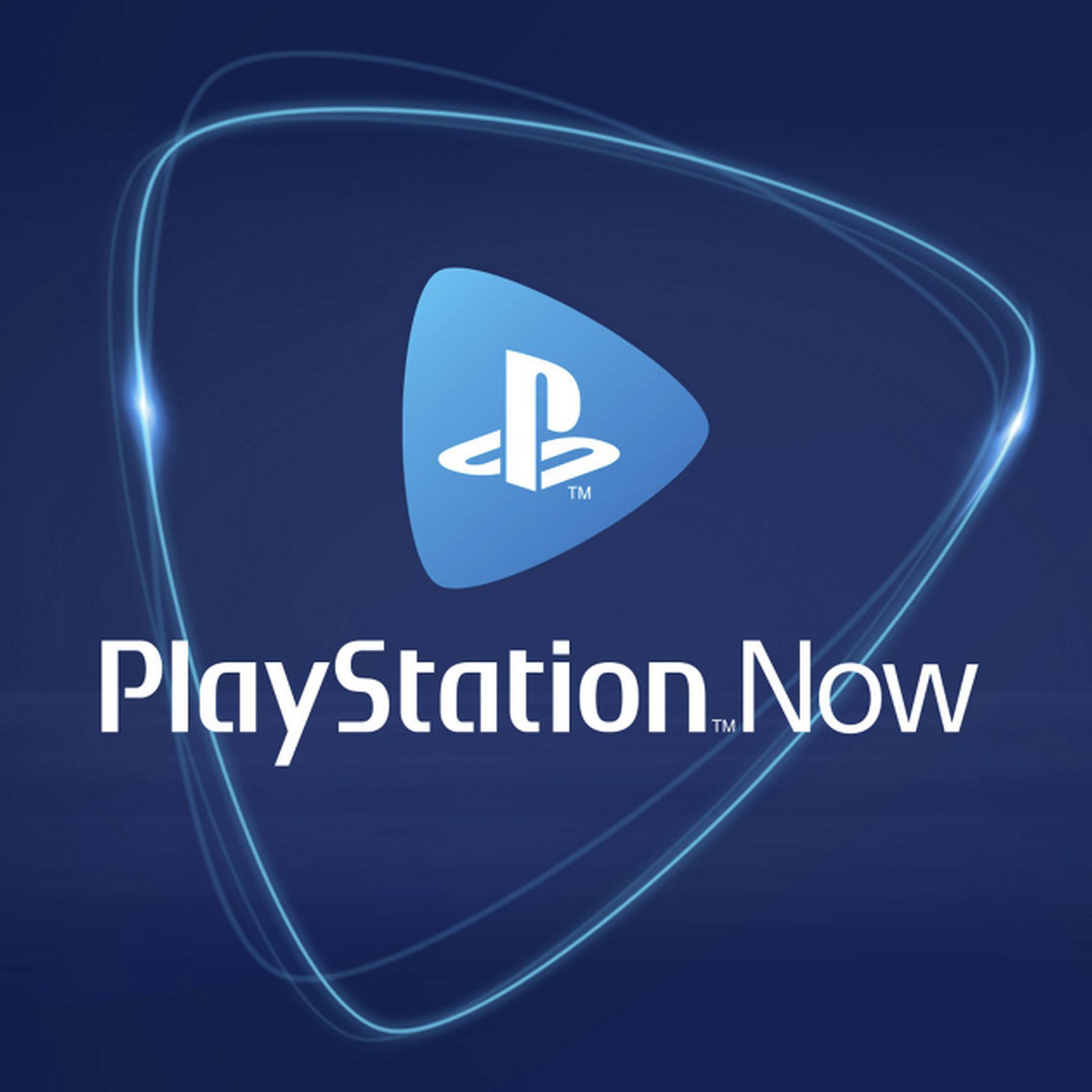 The logo for PlayStation Now,