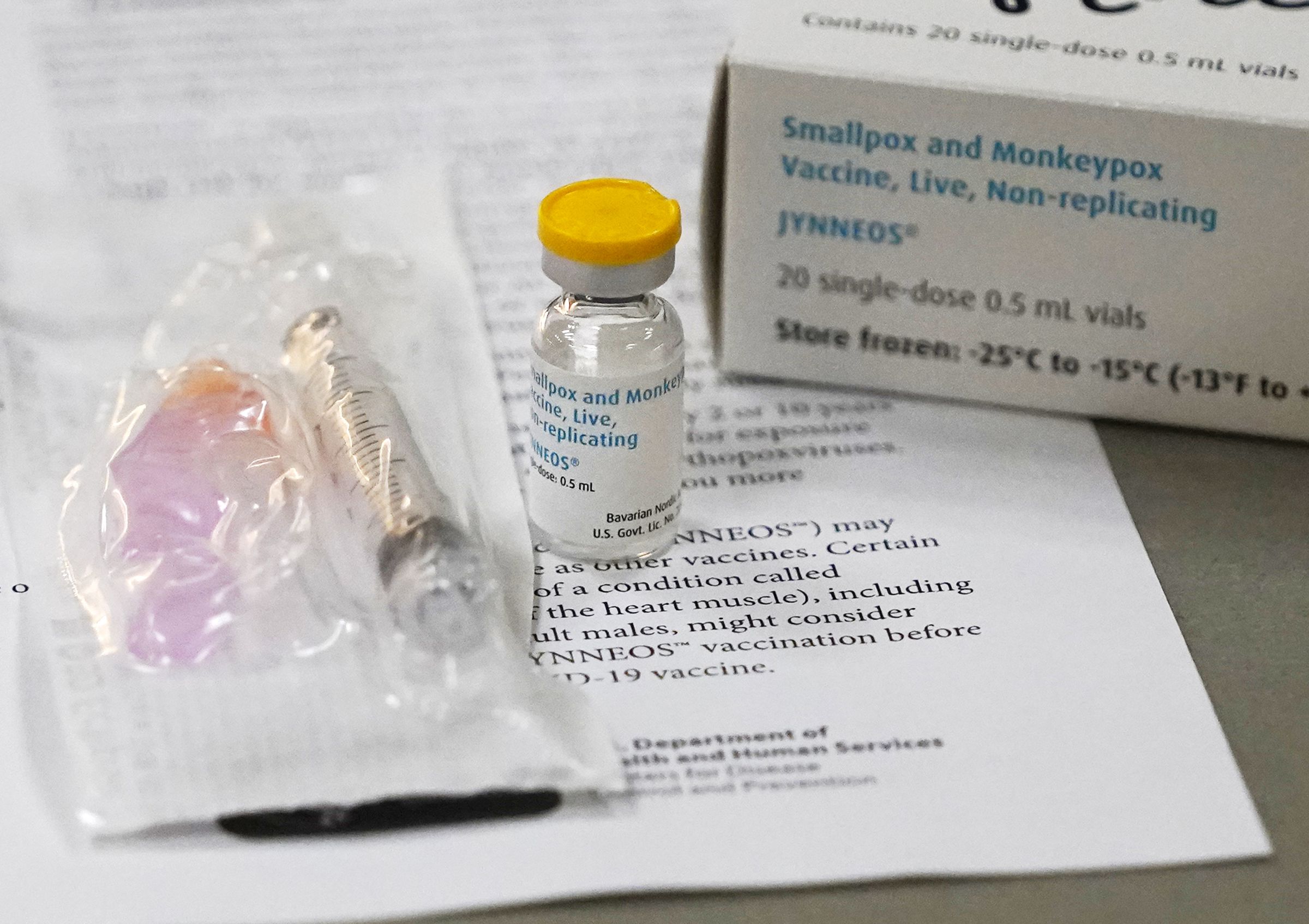 Monkeypox vaccine, August 2022, Star Tribune photo