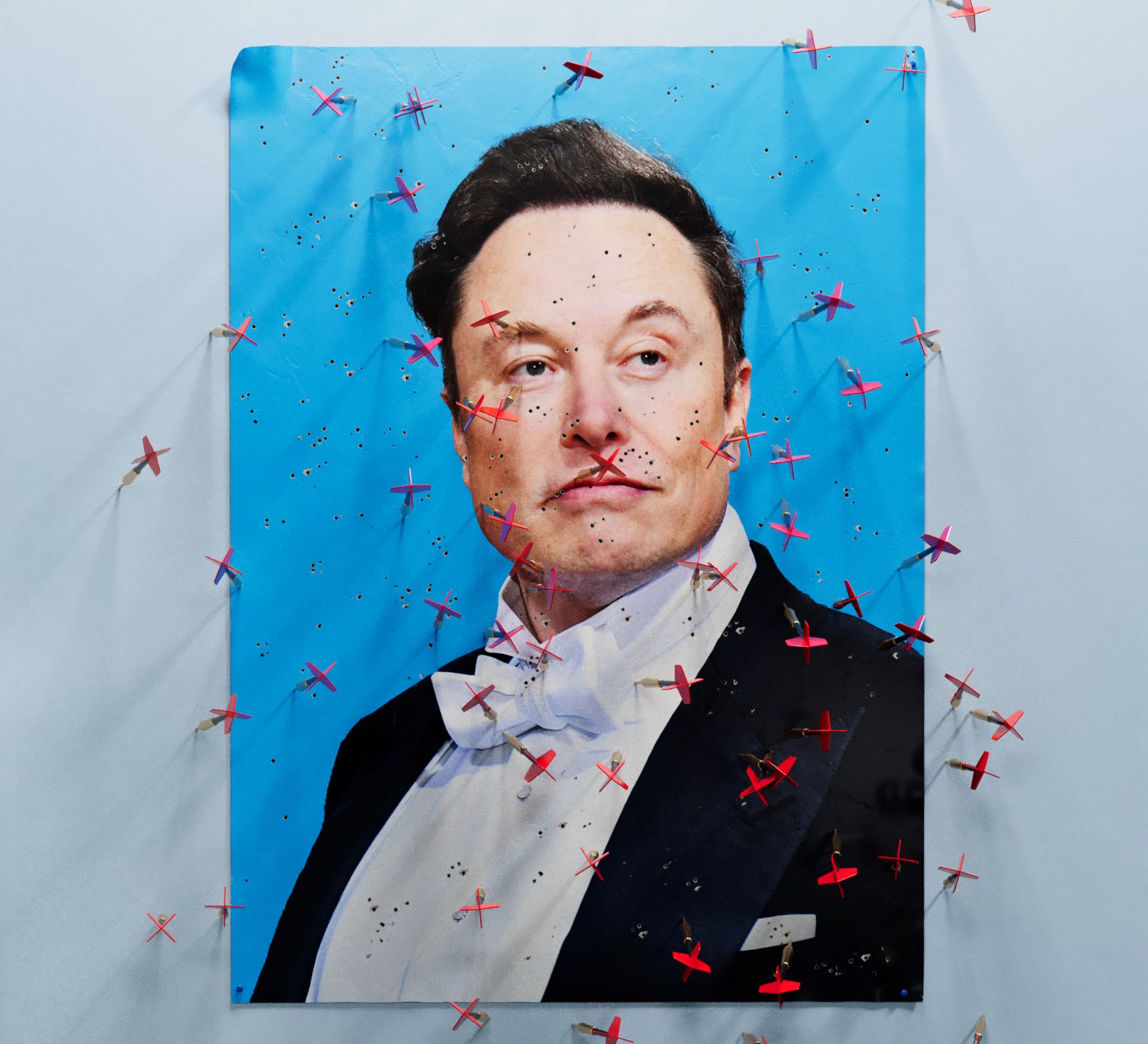 236486 Elon Musk Twitter JLee DARTS Poster