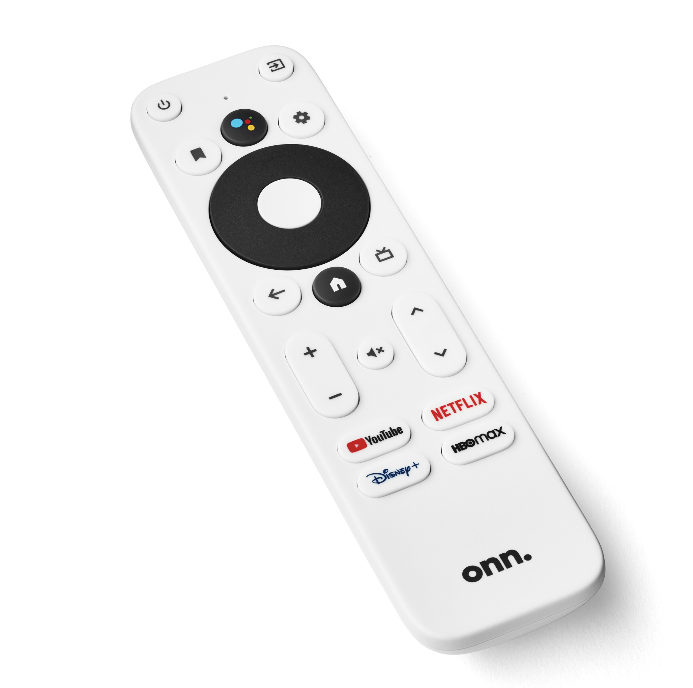 The Onn Android TV UHD Streaming Device has more dedicated streaming service buttons.