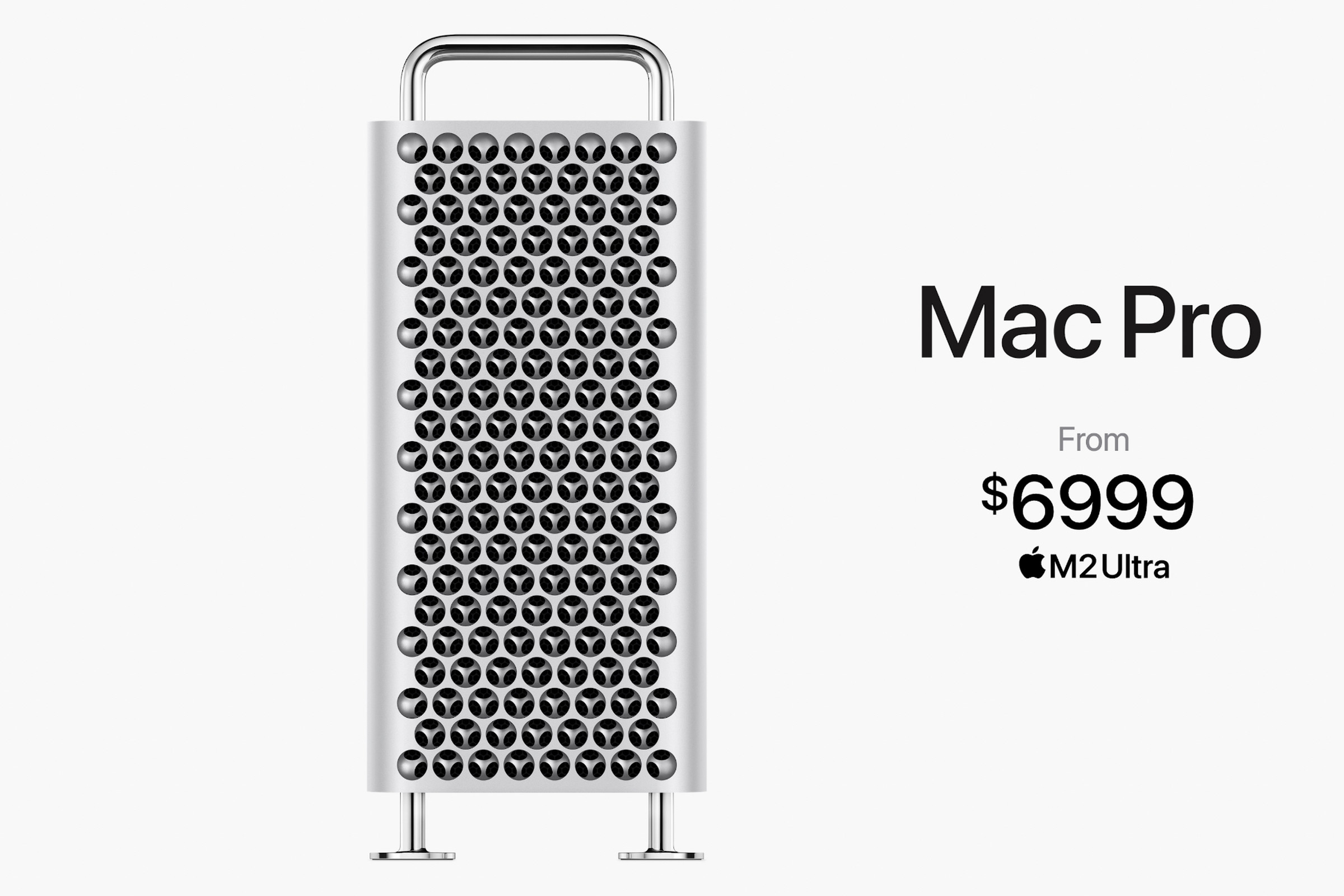 Apple announces Mac Pro with M2 Ultra, starting at $6,999 - The Verge