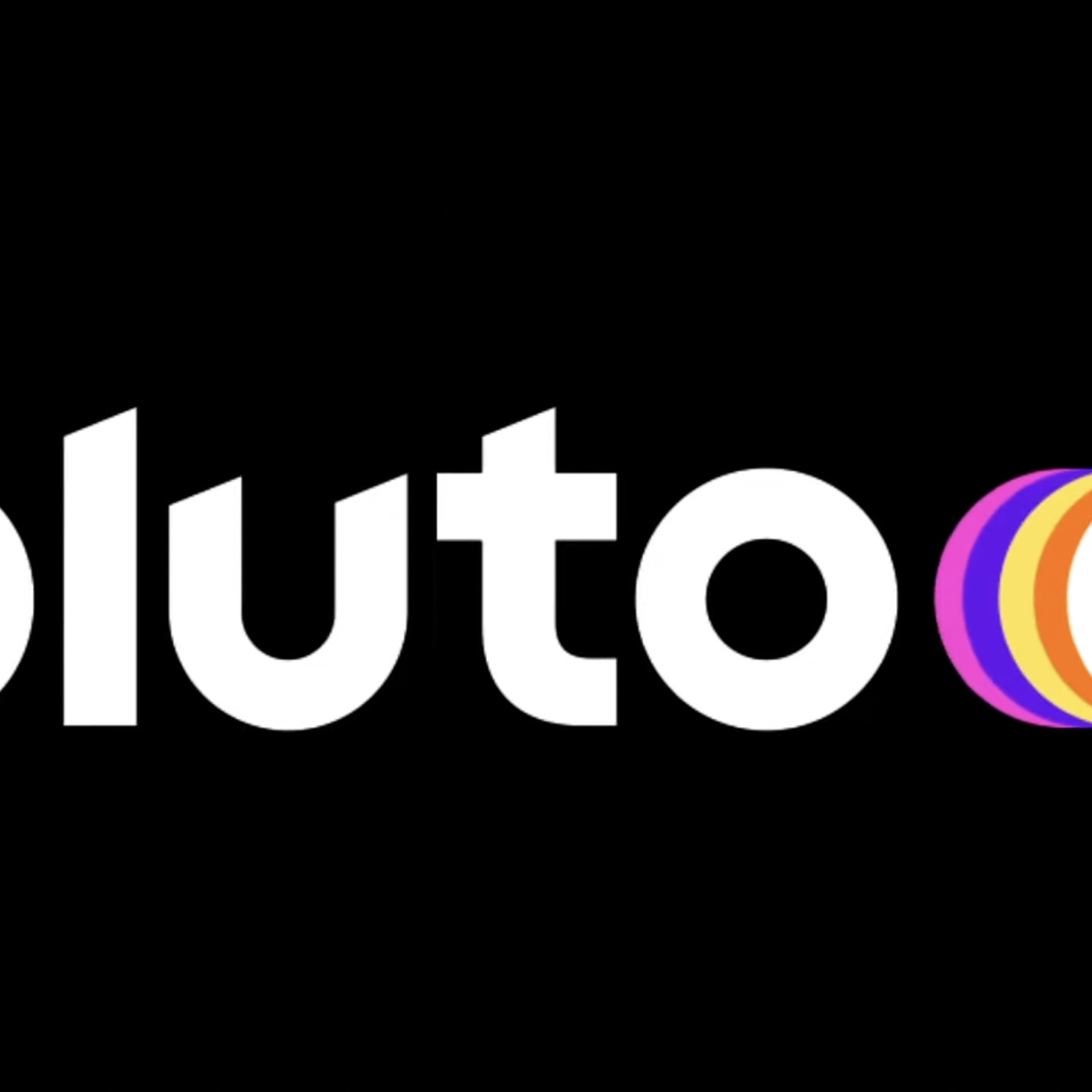 An image of the Pluto TV logo