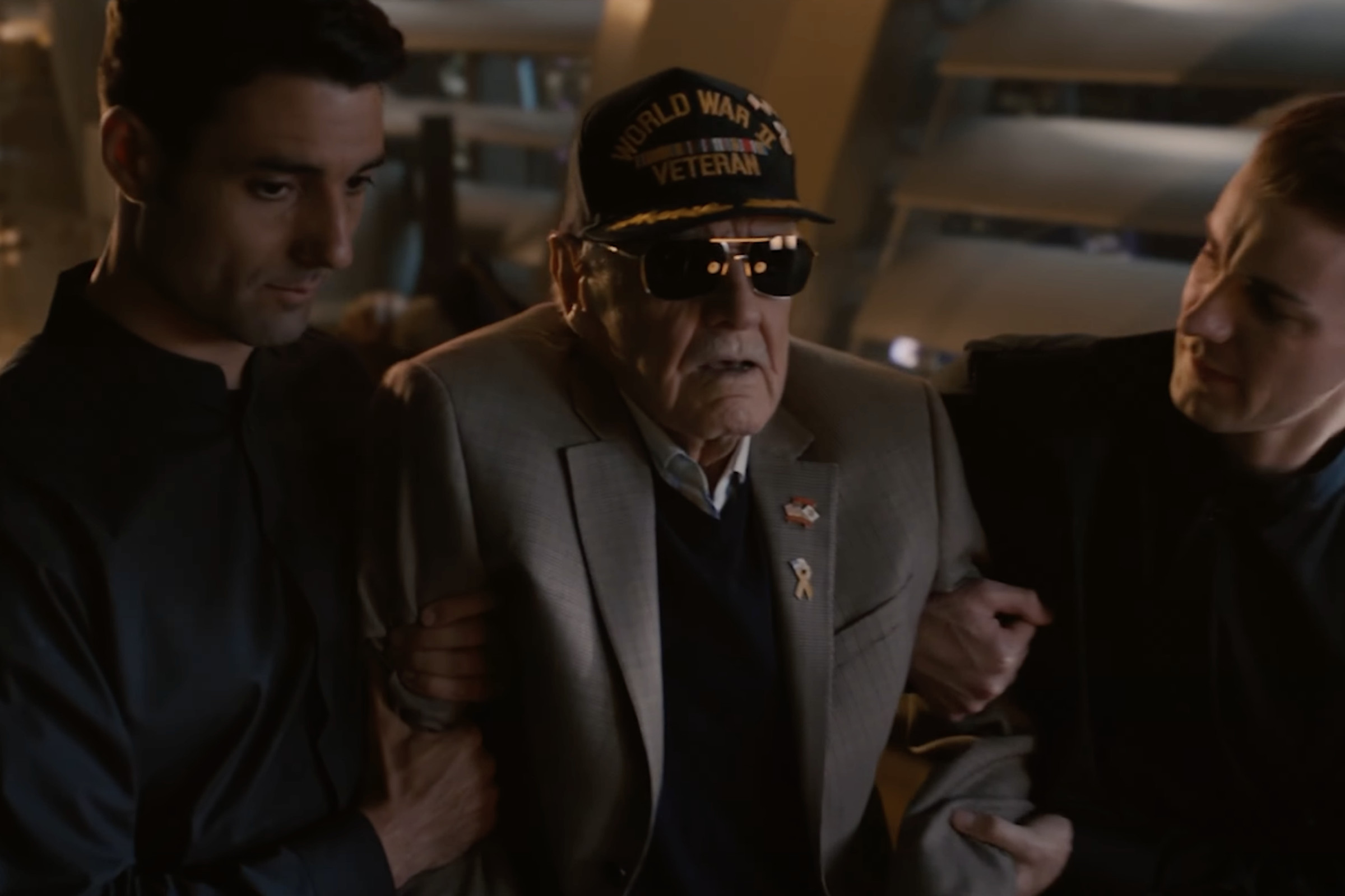 Stan Lee as he appeared in Avengers: Age of Ultron.