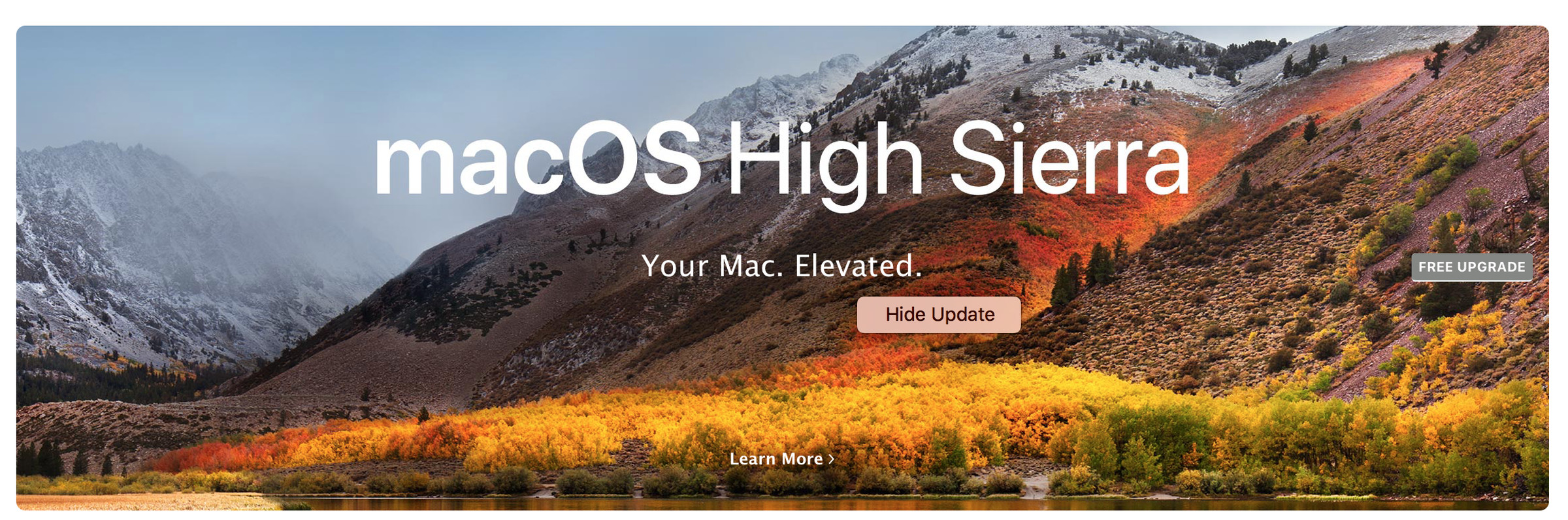 how to update from high sierra