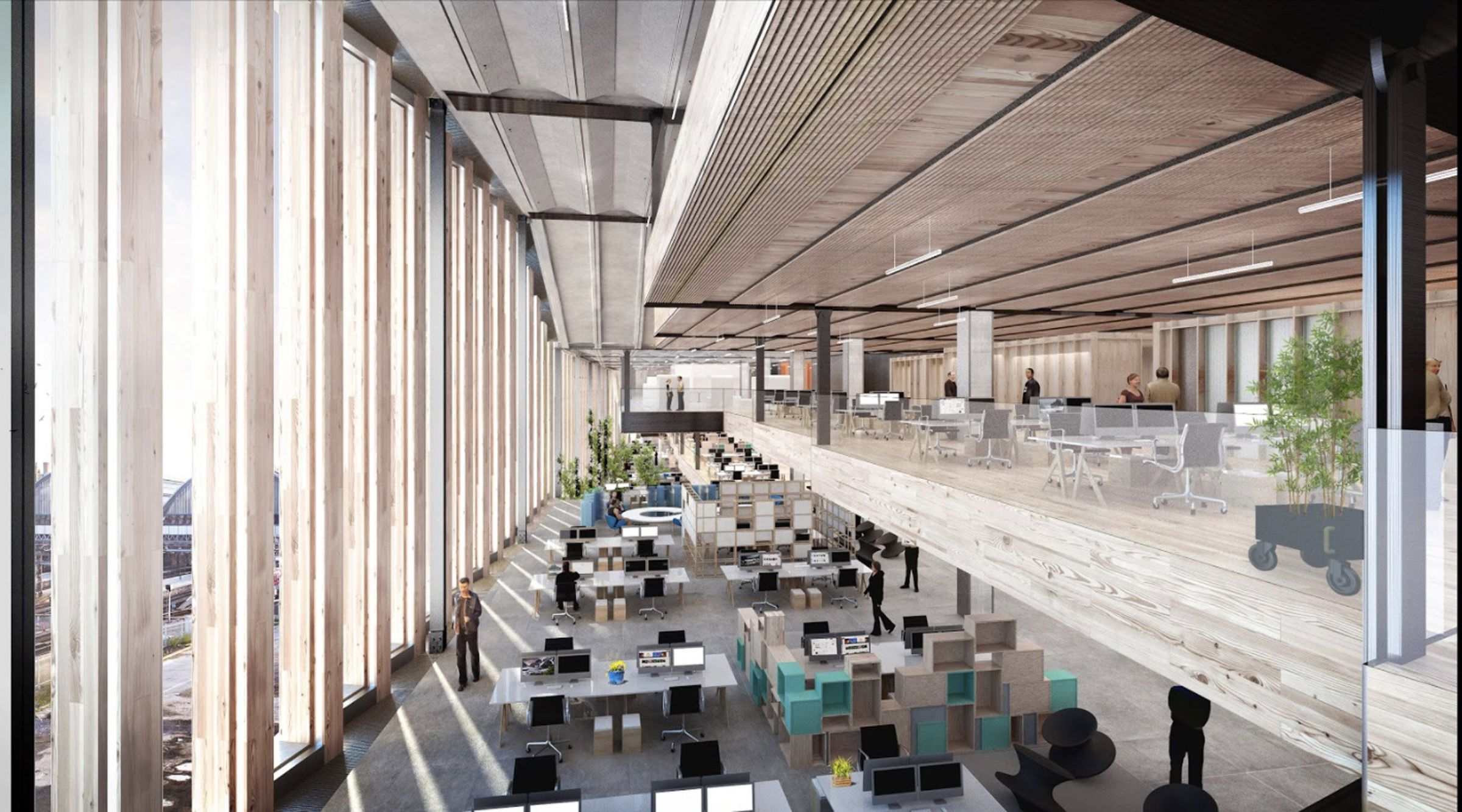 The interior of the building will be mainly given over to open-plan offices.