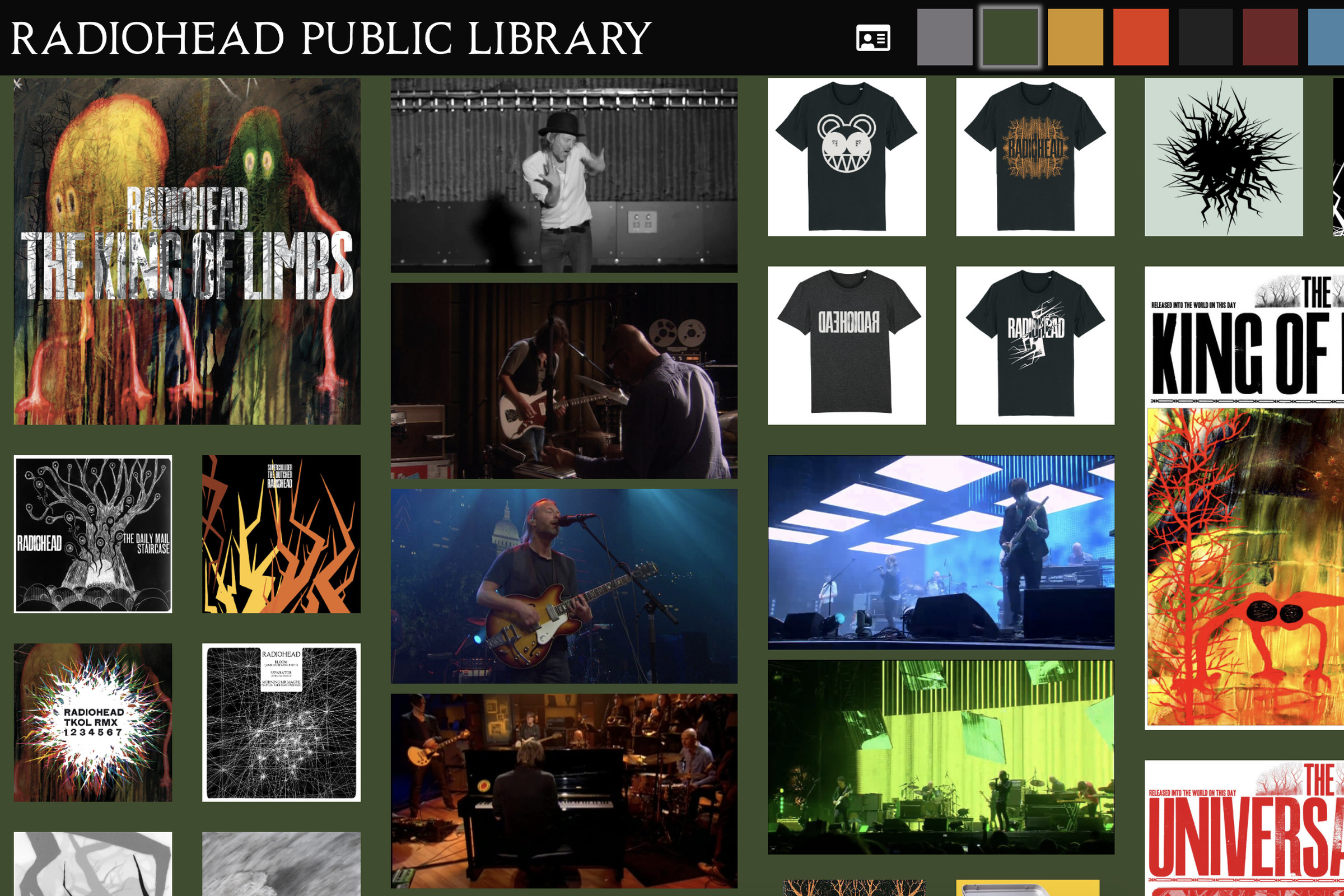 Radiohead Public Library screenshot
