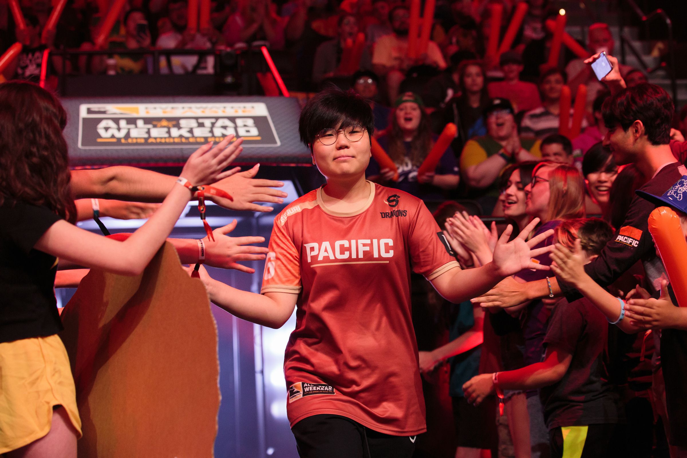 Kim “Geguri” Se-Yeon at the OWL all-star weekend in Los Angeles.