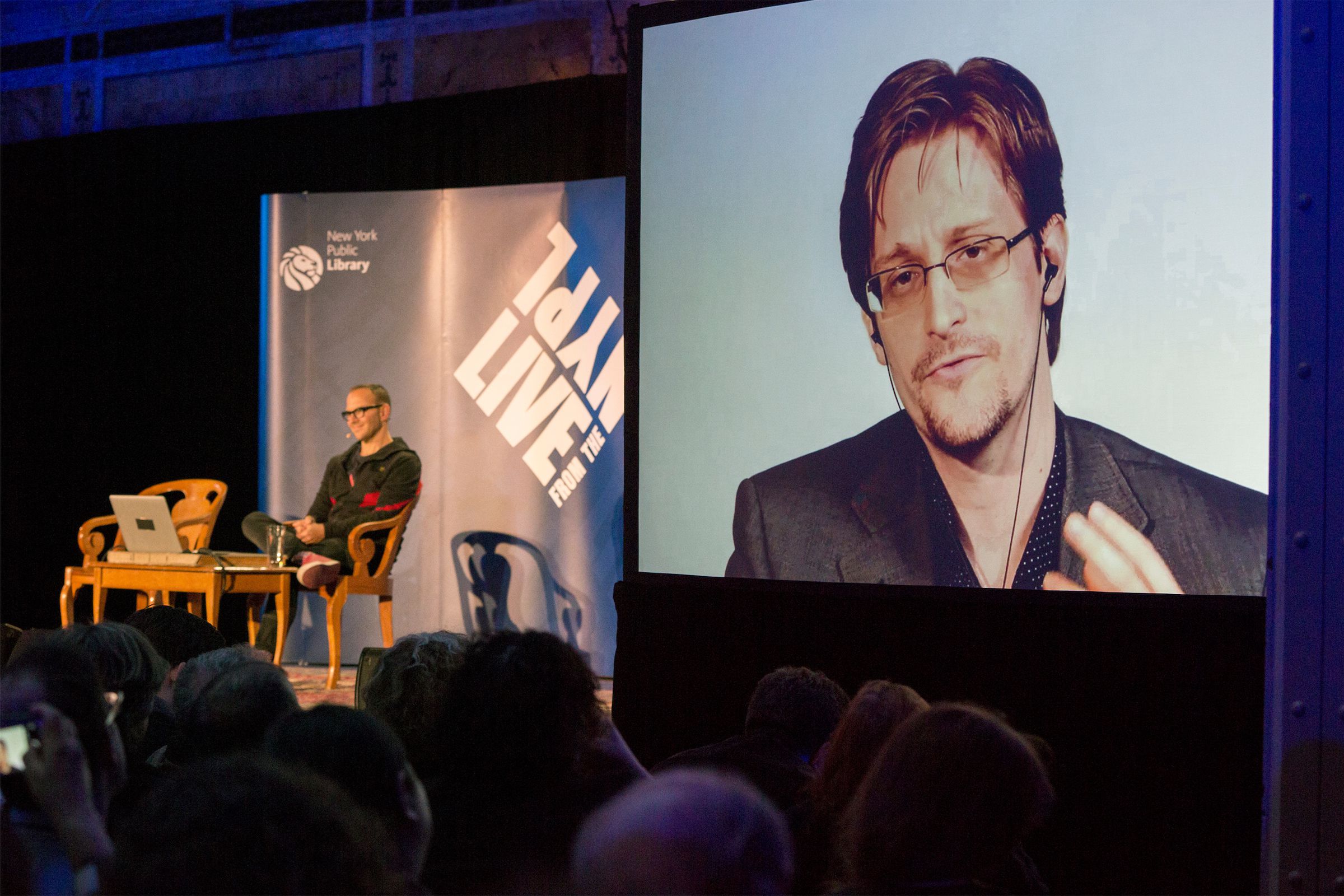 Cory Doctorow and Edward Snowden