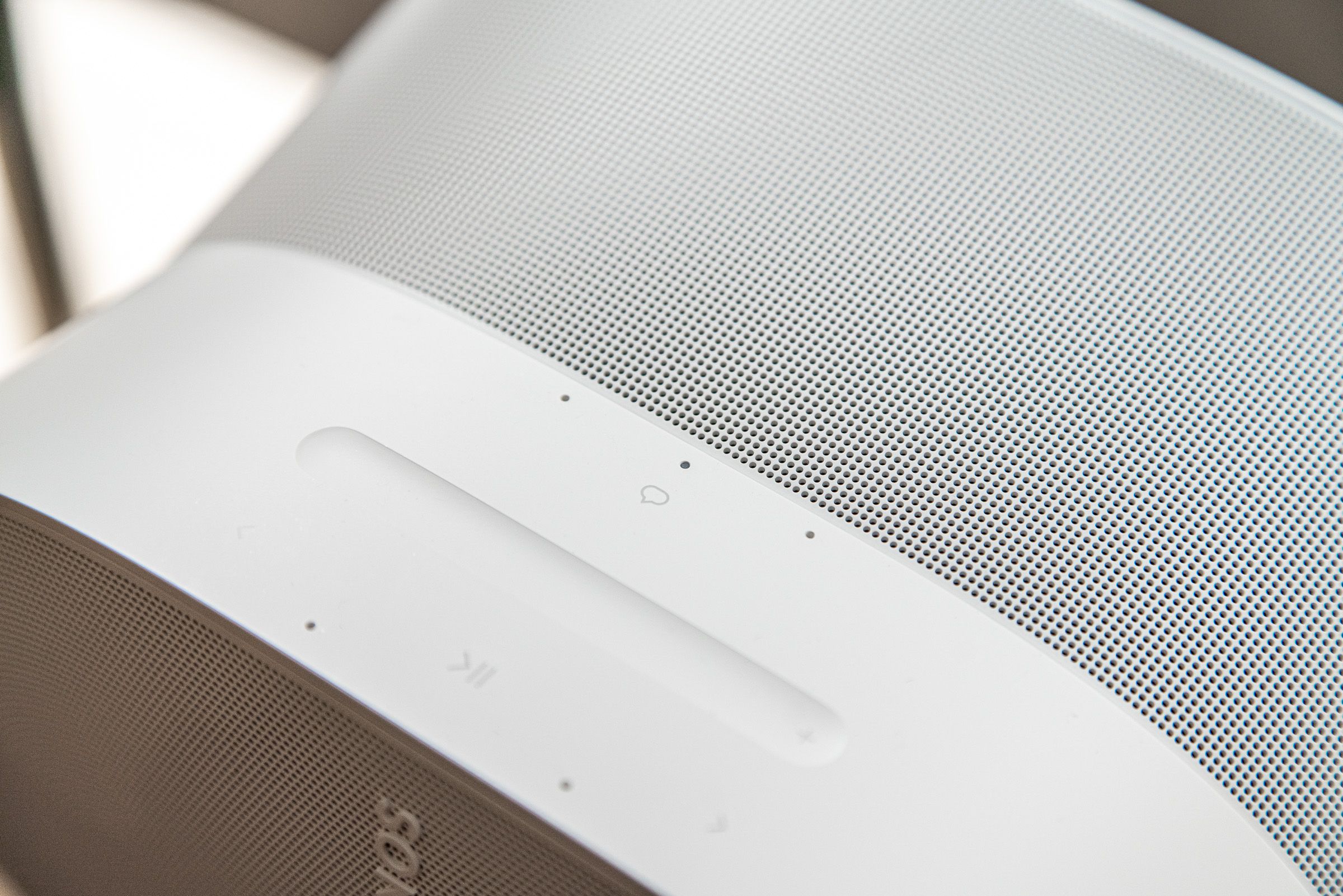 A photo of the top of Sonos’ Era 300 speaker.