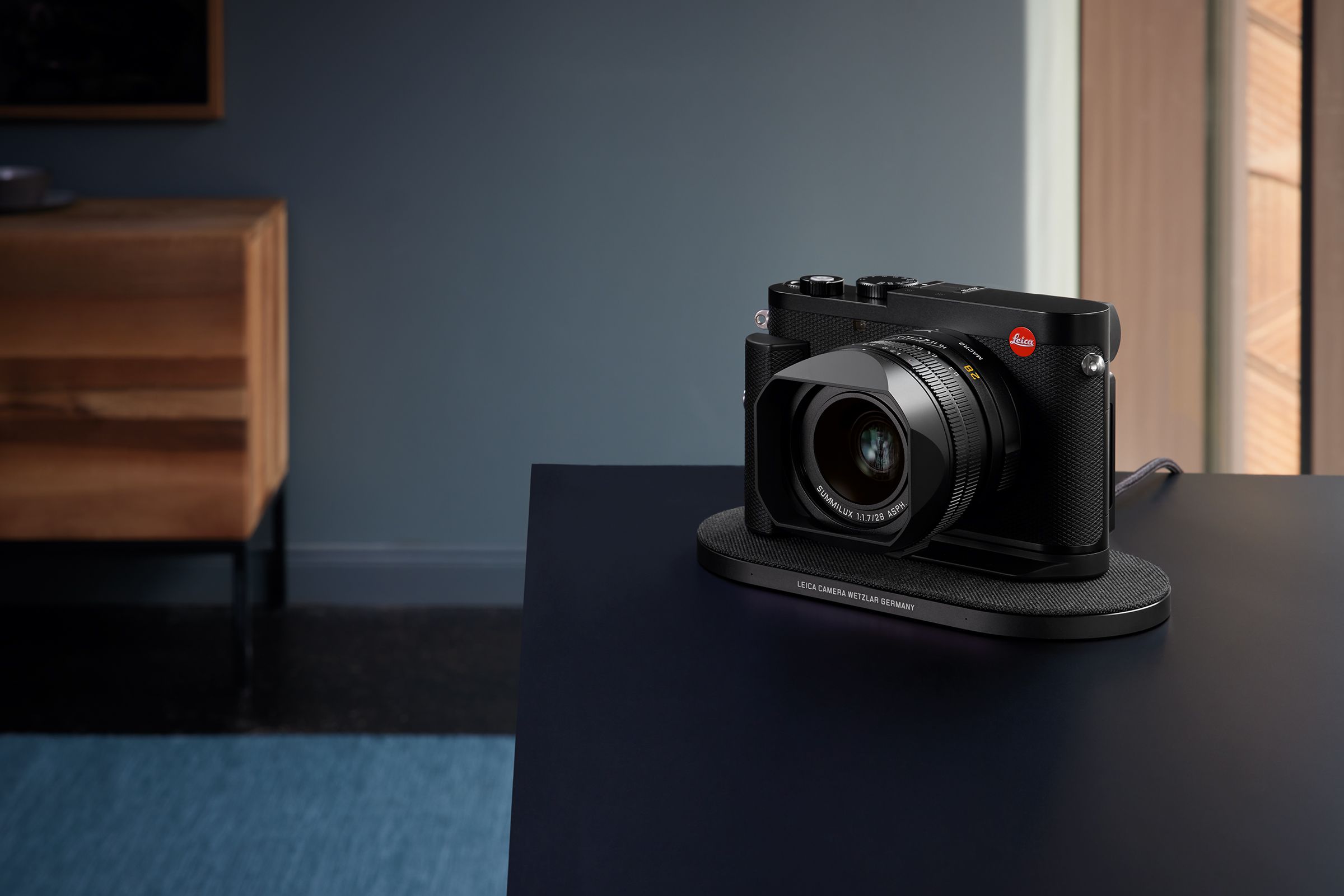 The Leica Q3 is the first camera to incorporate wireless charging.