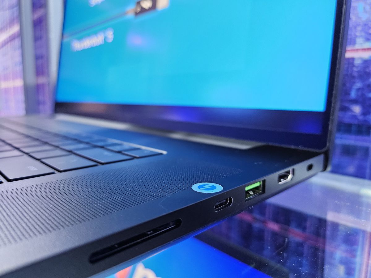 Behold: the first Thunderbolt 5 port we’ve seen on an actual PC. - The ...
