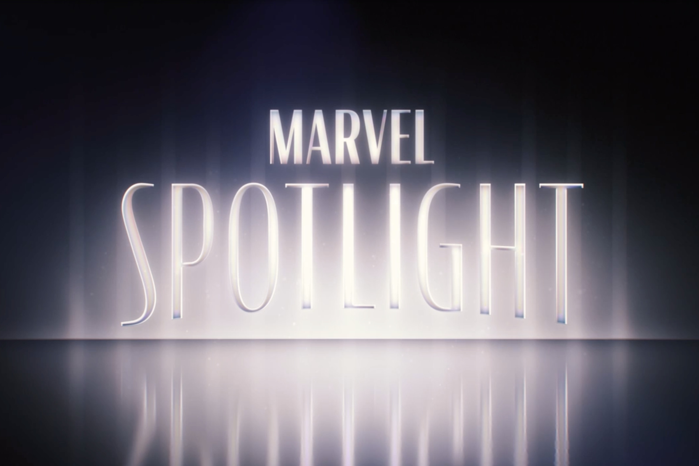 The Marvel Spotlight logo.