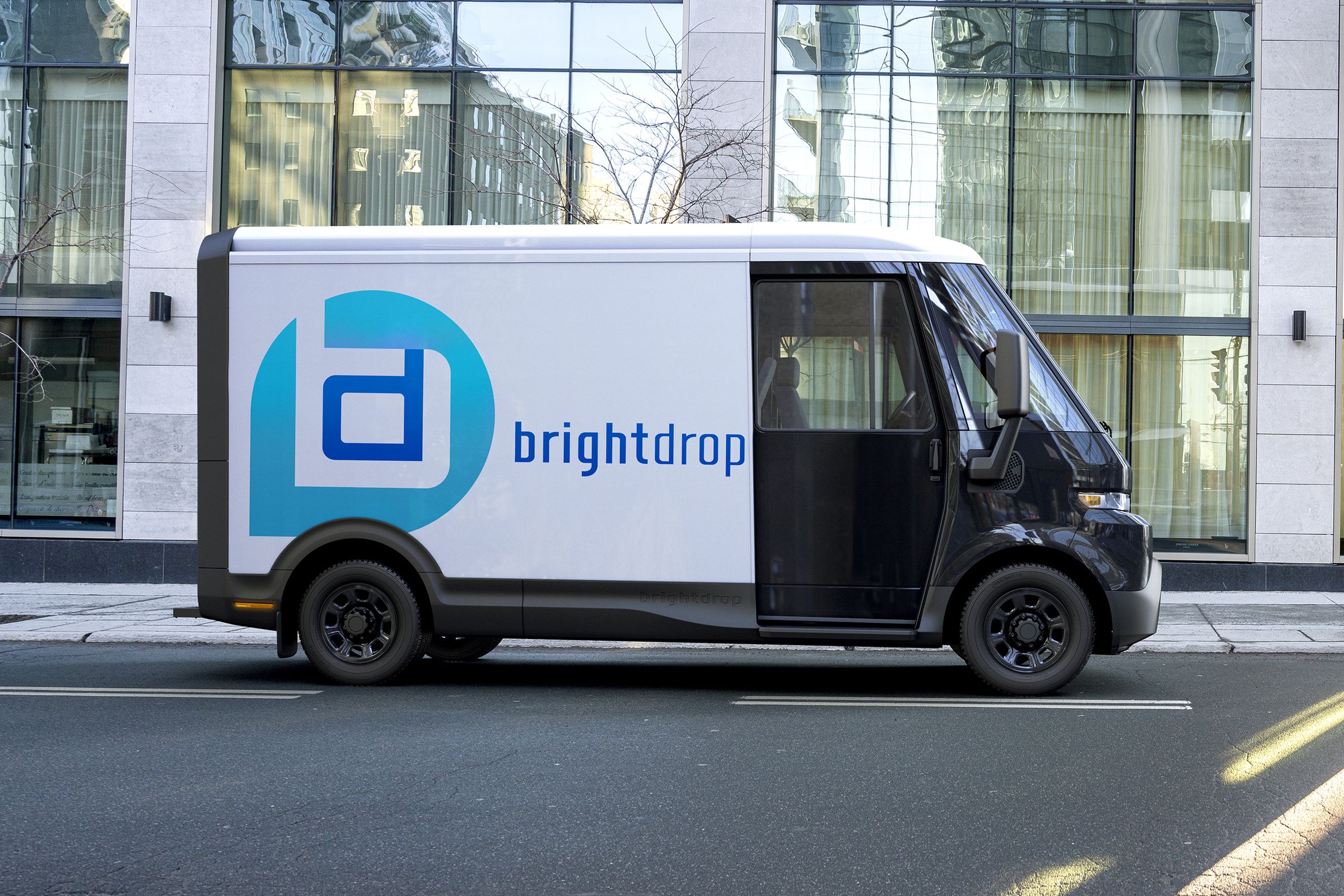 BrightDrop’s new smaller EV410 electric van.