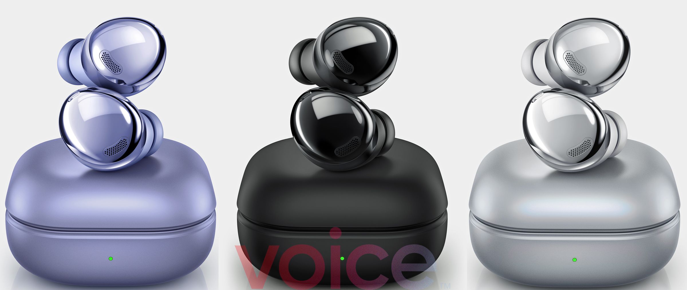 All three Galaxy Buds Pro color options.
