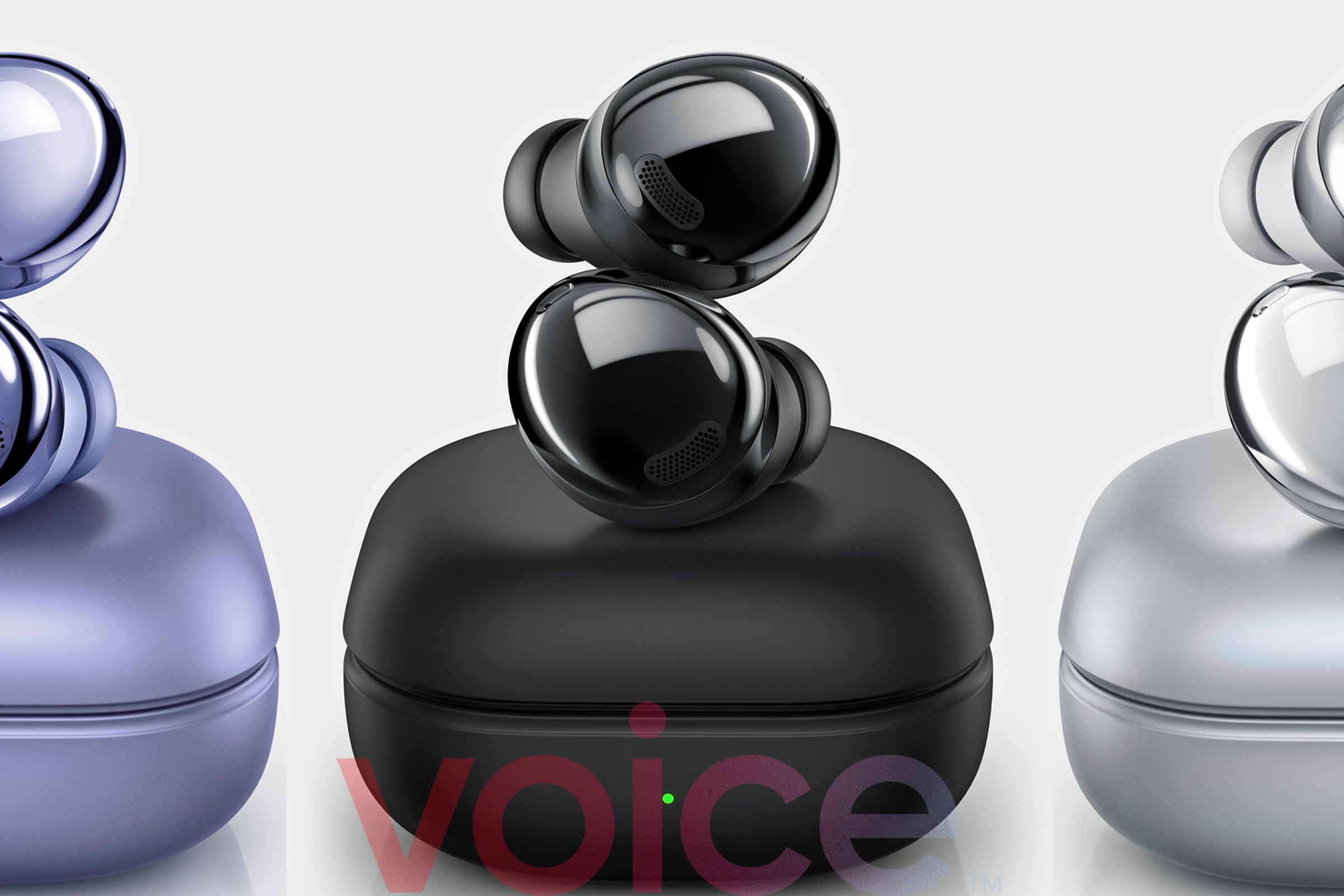 The upcoming Galaxy Buds Pro collection.