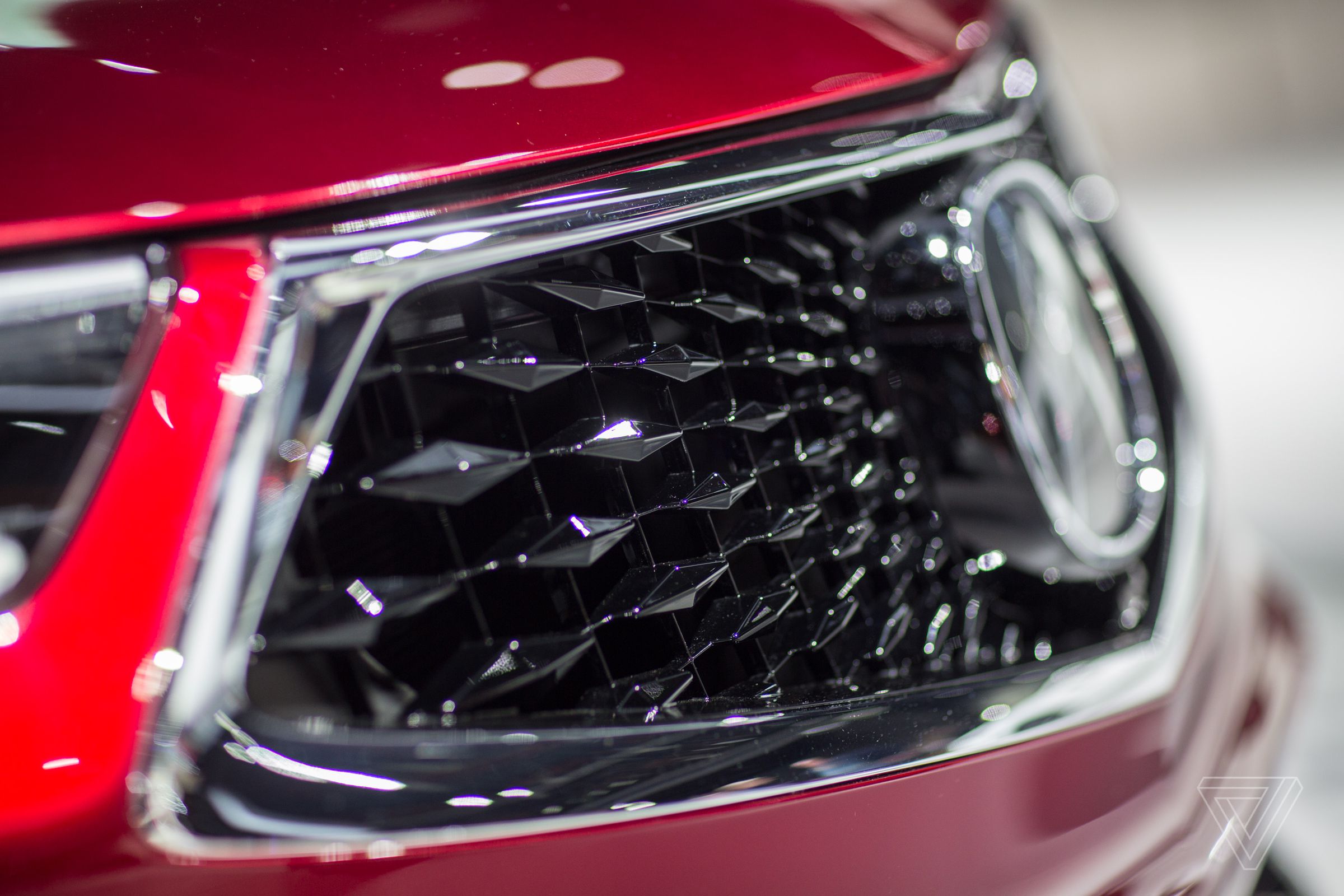 Grille details on the new Acura RDX prototype. See more photos here.