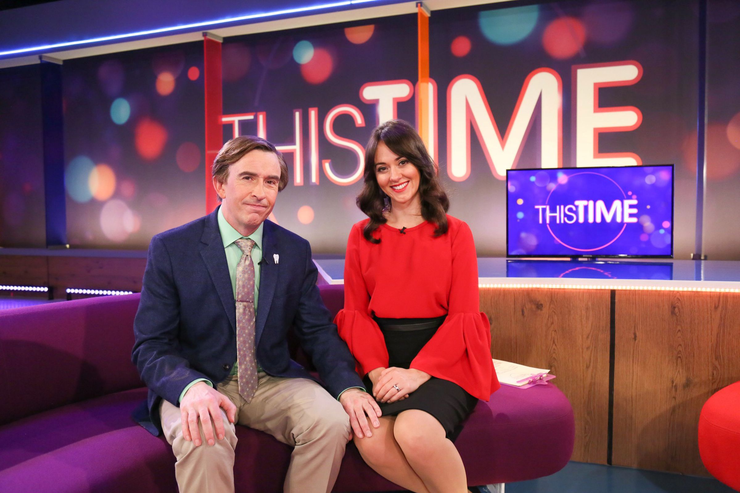 Steve Coogan and Susannah Fielding in This Time With Alan Partridge