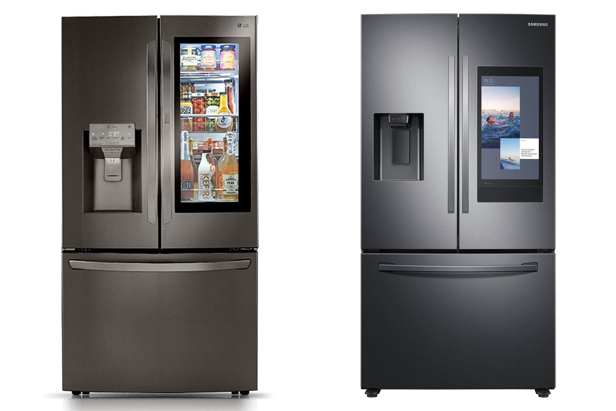 Samsung and LG’s smart fridges from CES 2020.