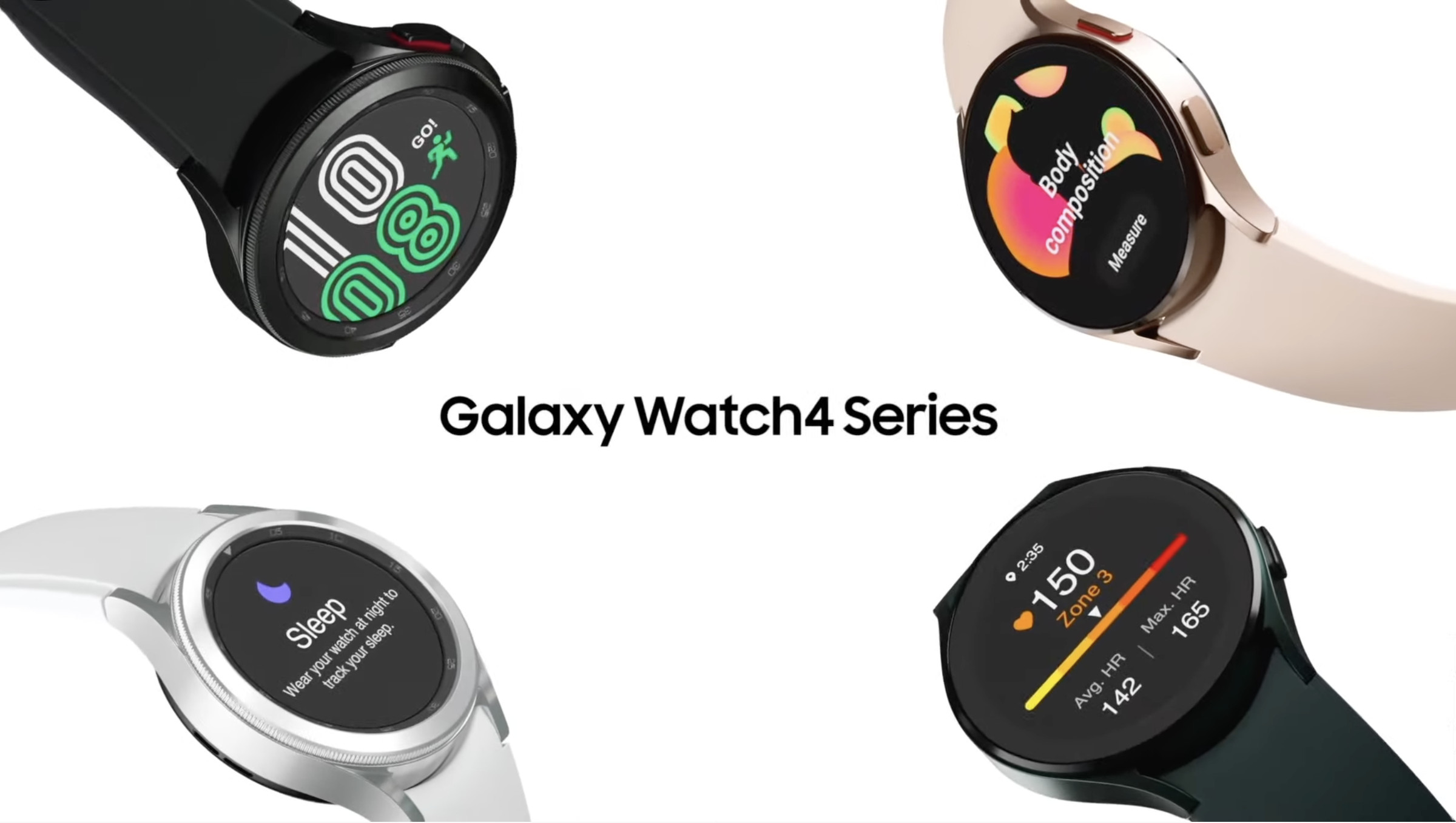 Samsung’s presentation focused heavily on the Watch’s health tracking.