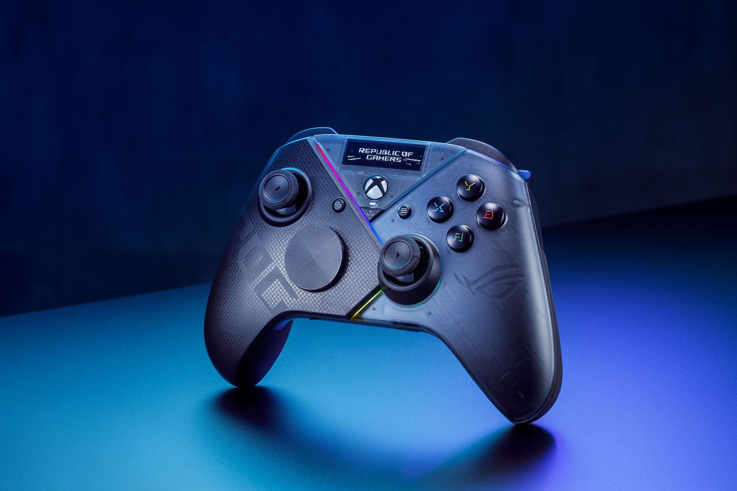 Asus’ new Xbox controller with a built-in OLED display