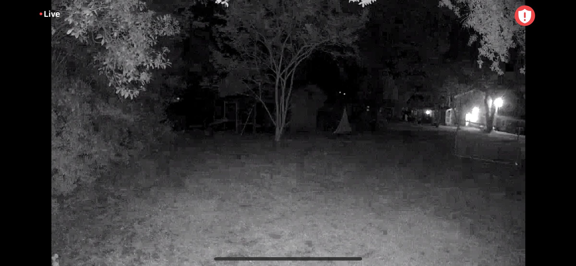 Arlo Go 2 infrared nighttime footage, which is much clearer than the spotlight footage.